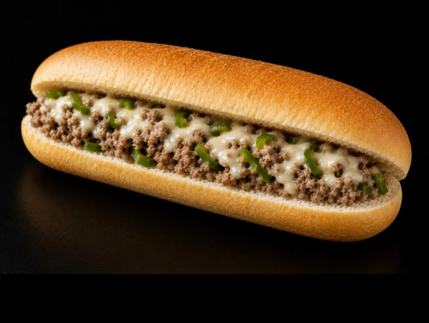 Minced Mafroom Chicken With Cheese Sandwich