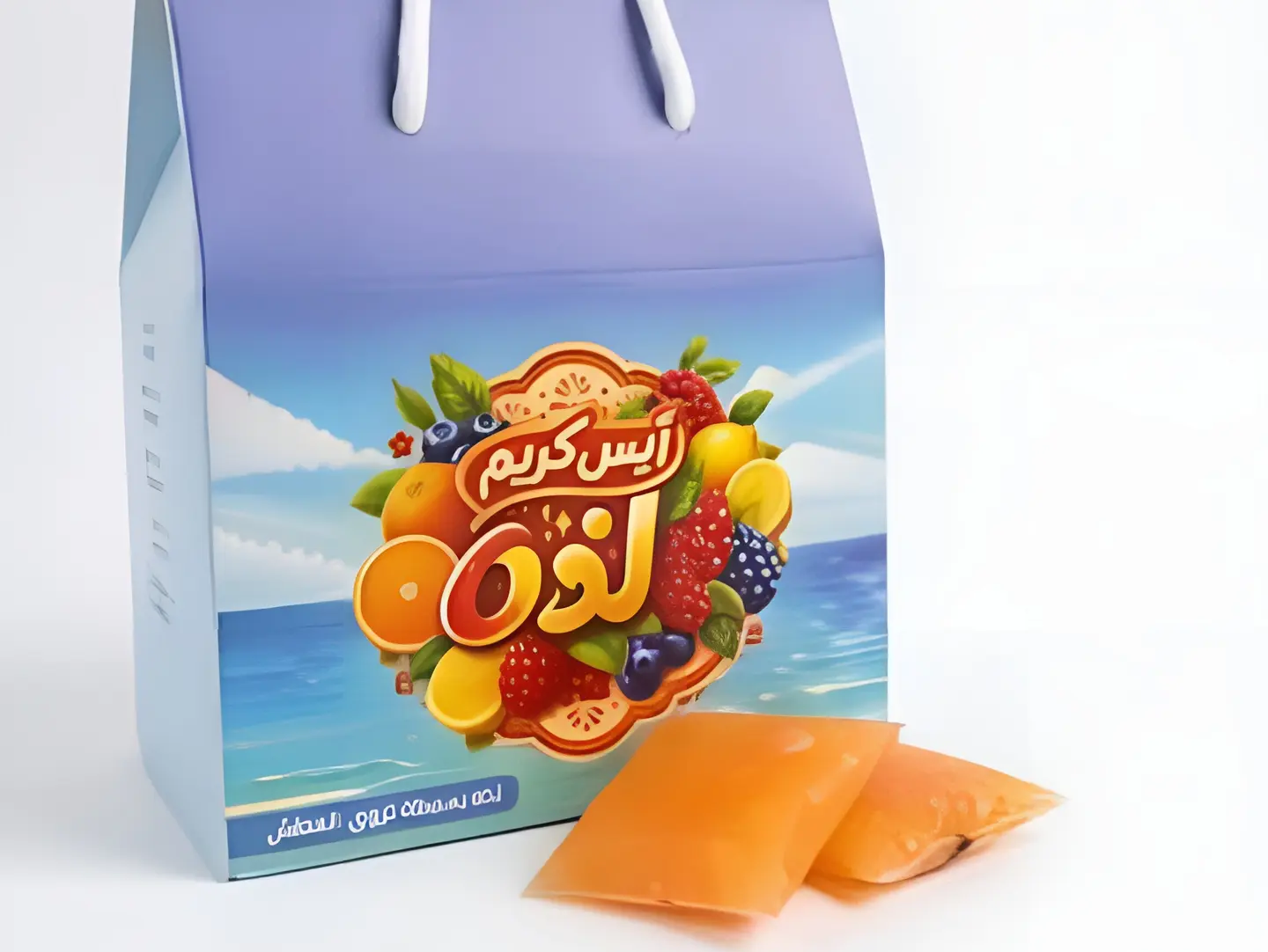 آيس كريم لذه برتقال