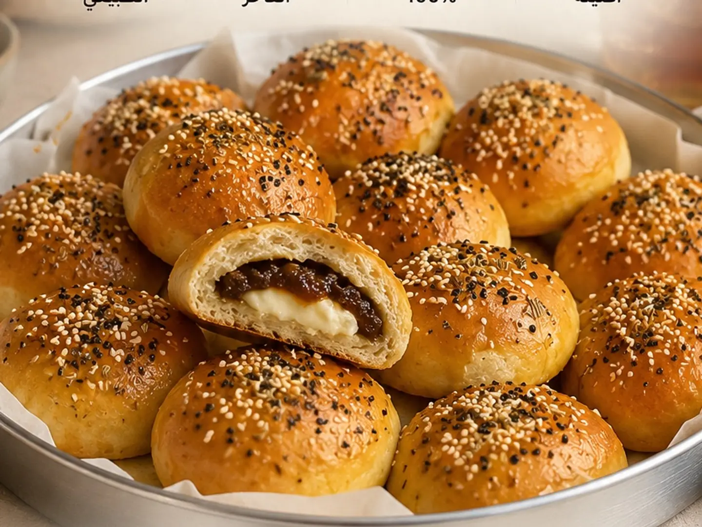 Mallah Bread Stuffed With Dates & Cheese