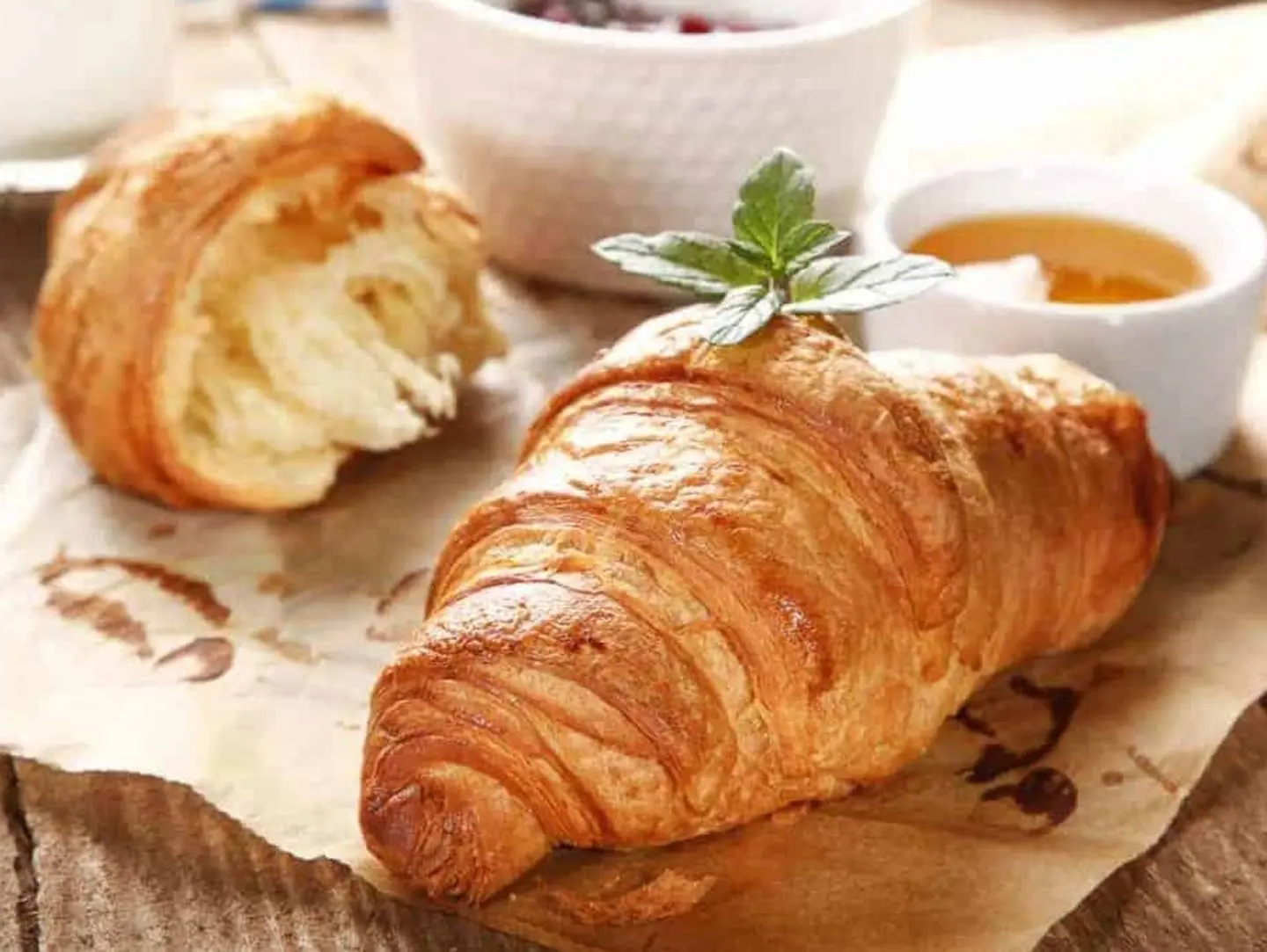 Croissant With White Cheese