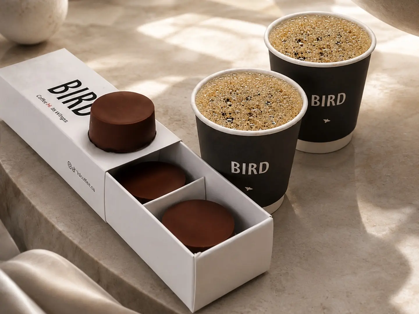 2 Large Coffee Day With Bird Bites Offer