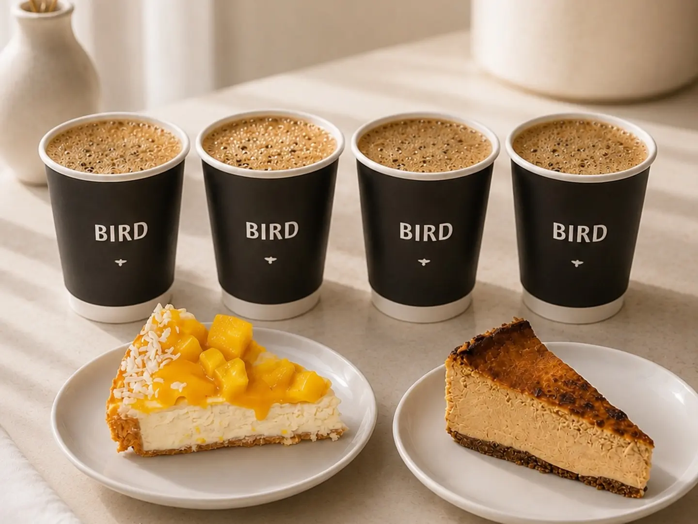 4 Large Coffee Day + Two Types Of Signature Cheescakes