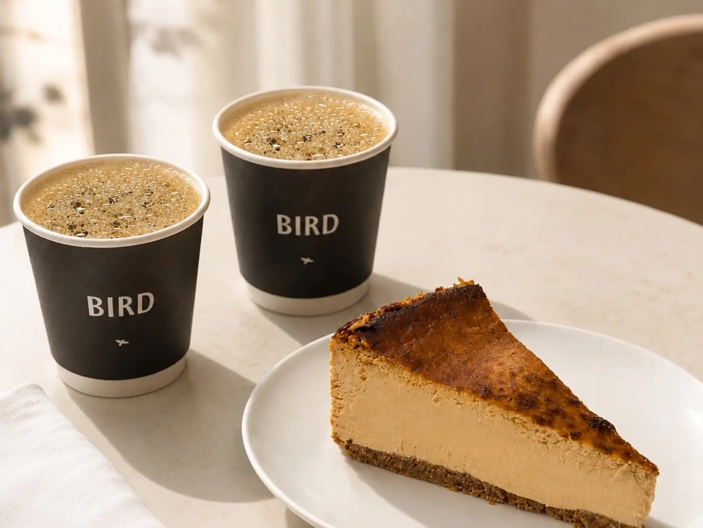 2 Large Coffee Day With Marble Madrid.