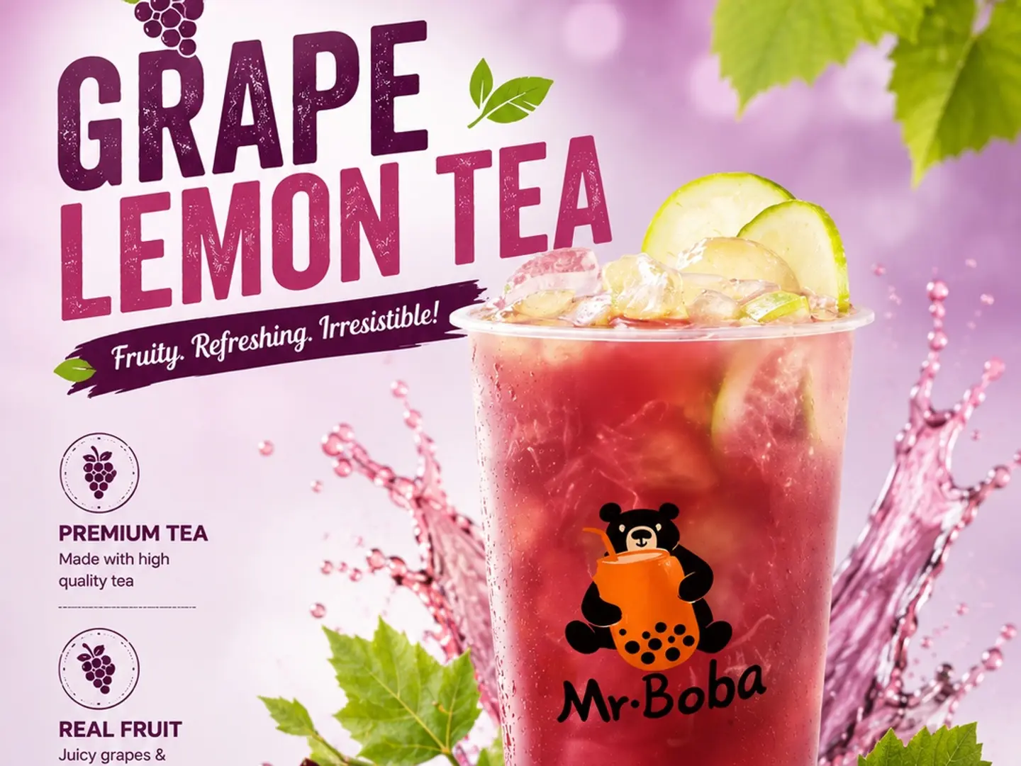 Jasmine Grape Lemon Tea