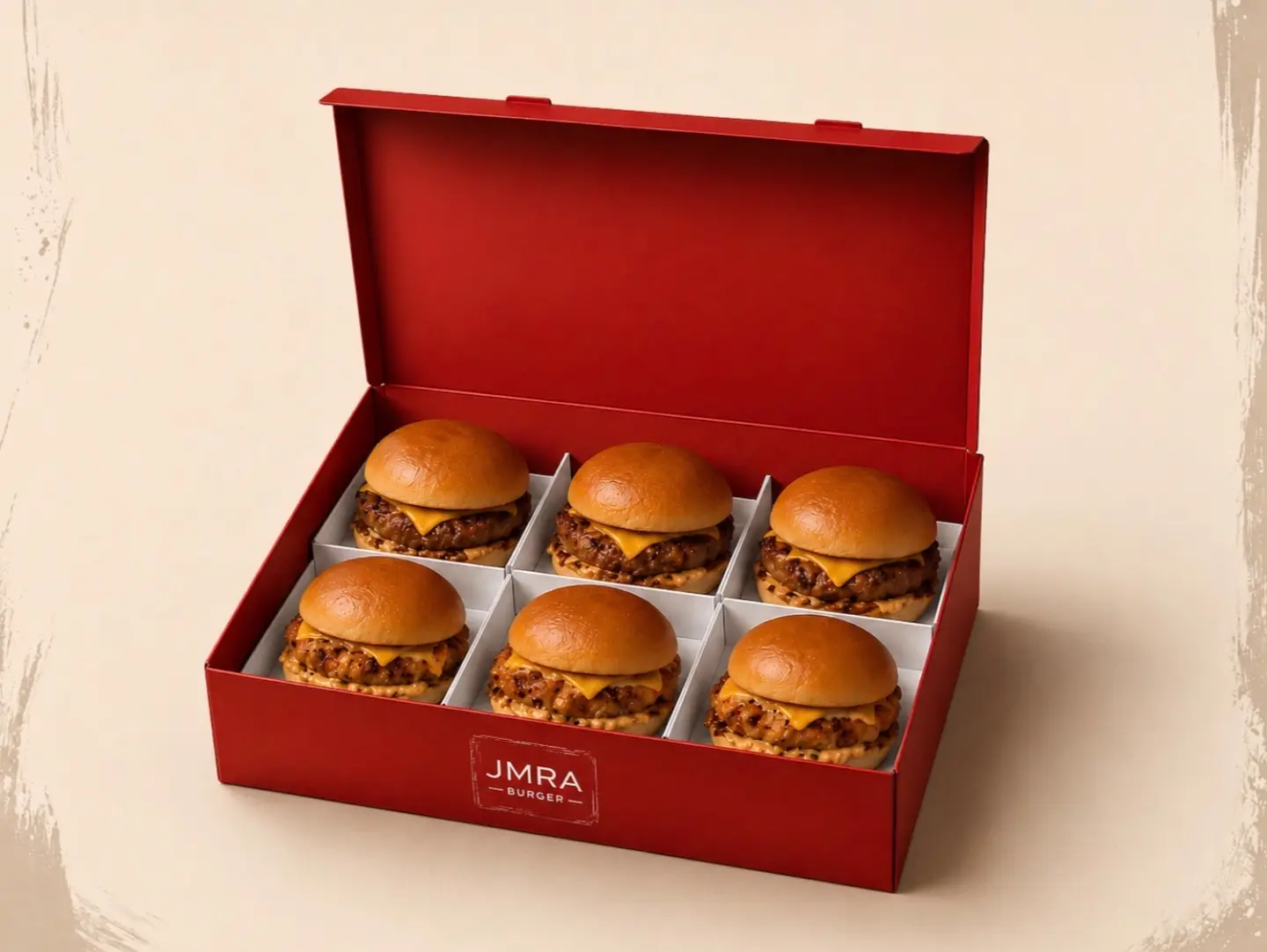 Gathering Box - 4 Burgers And 4 Fries