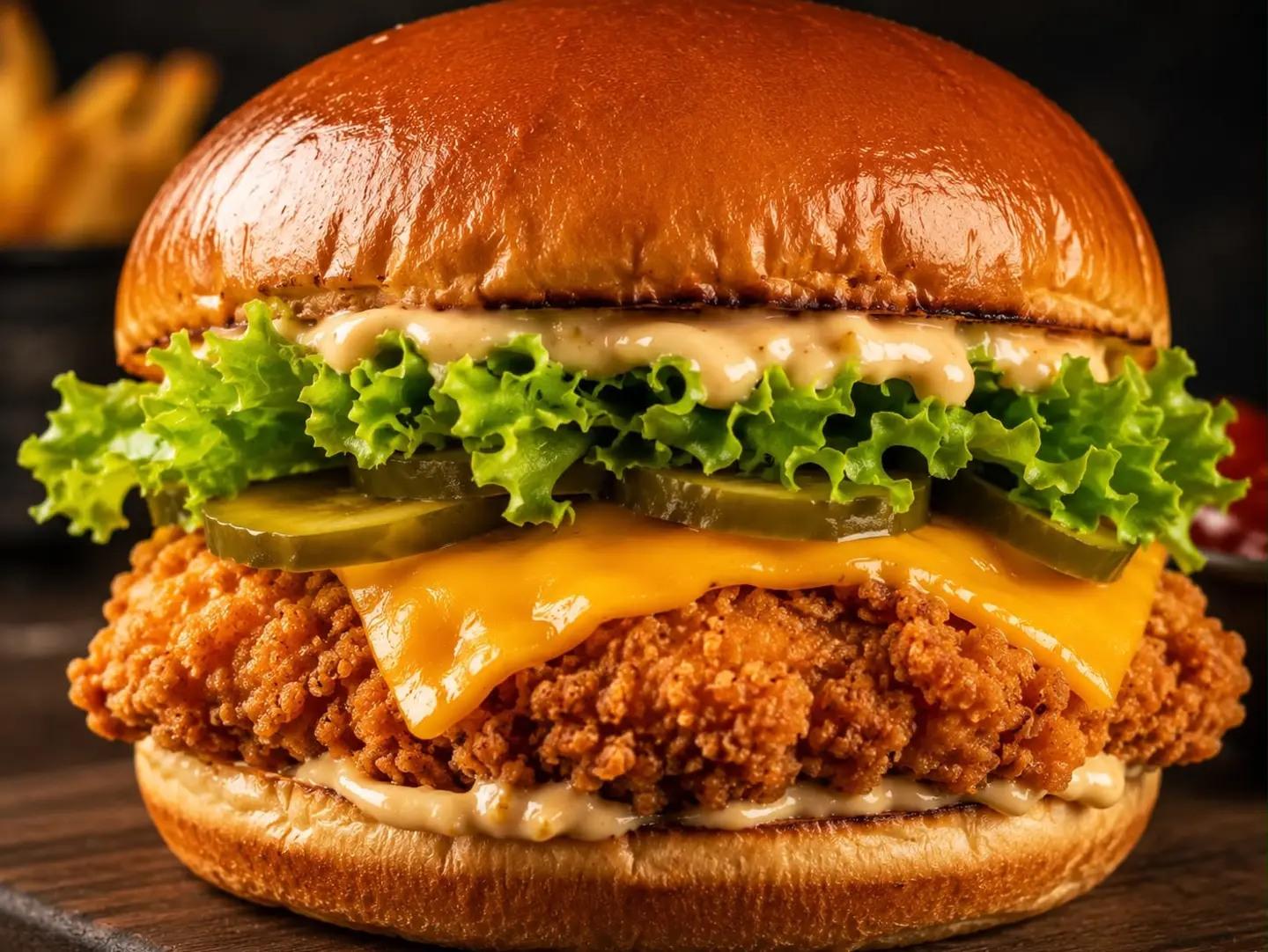 Chicken Zinger Supreme Burger - Single Sandwich
