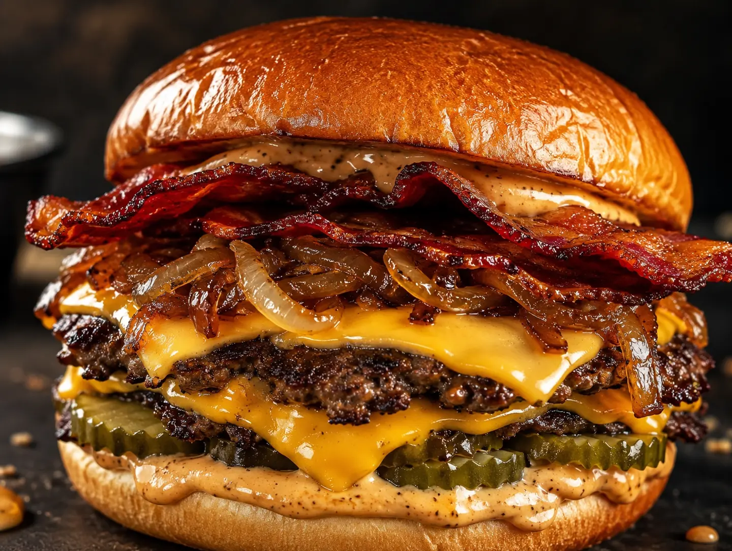 Riyadh Beef Melt Burger - Single Sandwich