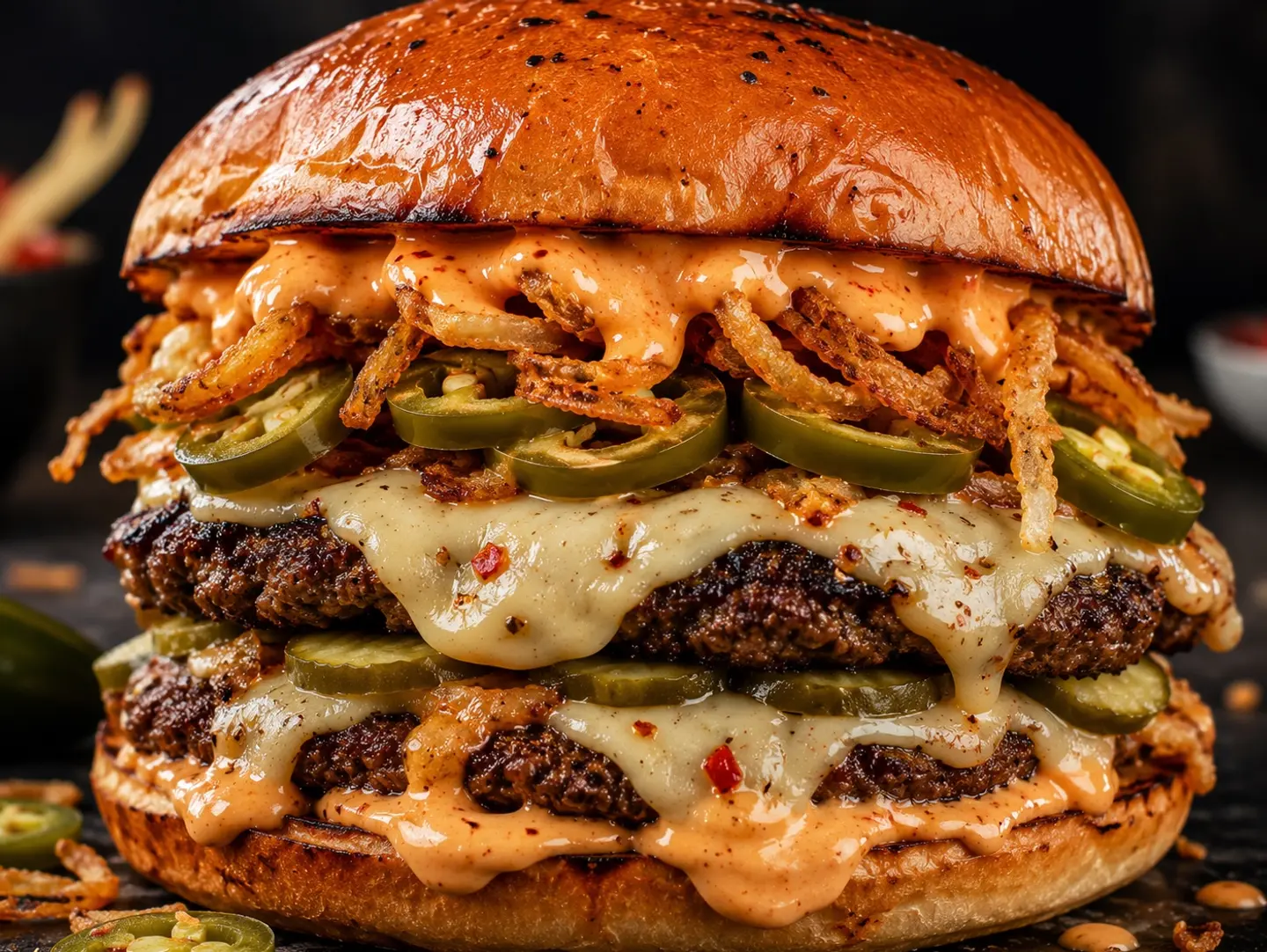 Volcano Beef Burger - Single Sandwich