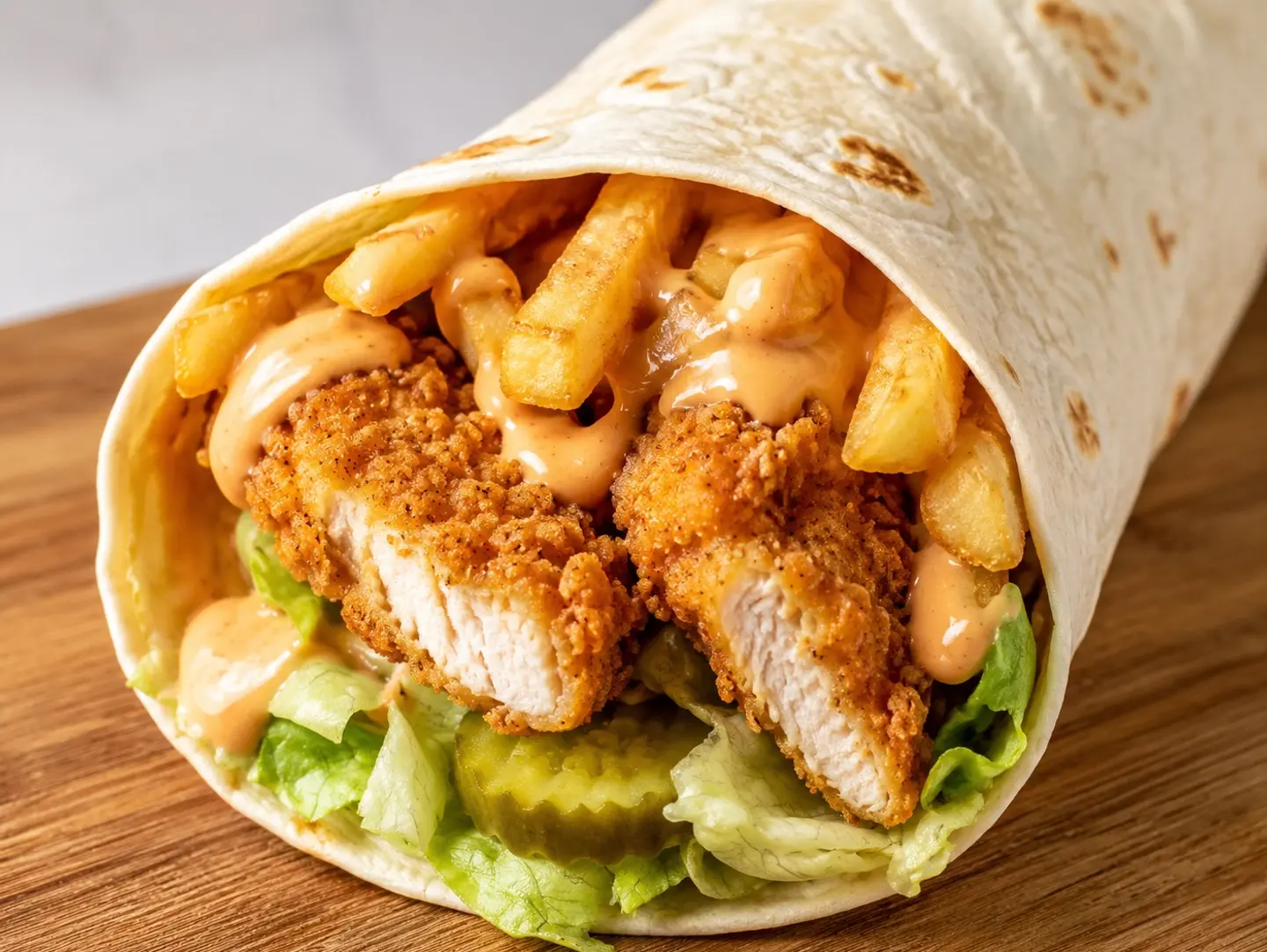 Crunchy Chicken Wrap - Regular Sandwich
