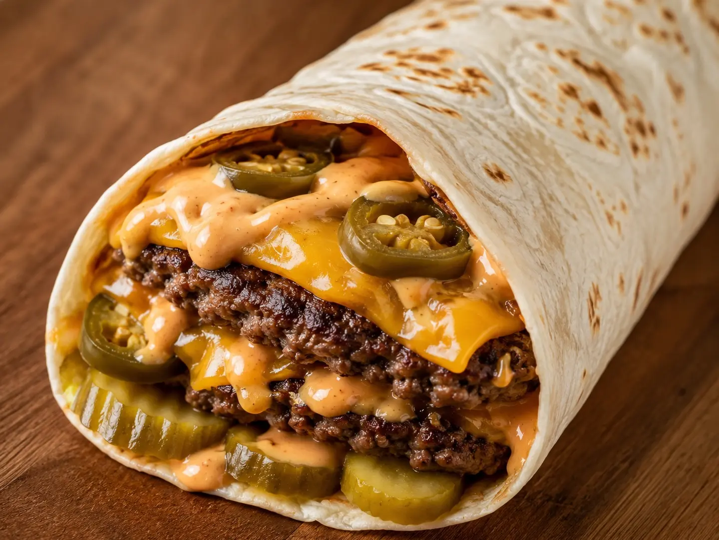 Philly Cheesesteak Beef Wrap - Regular Sandwich