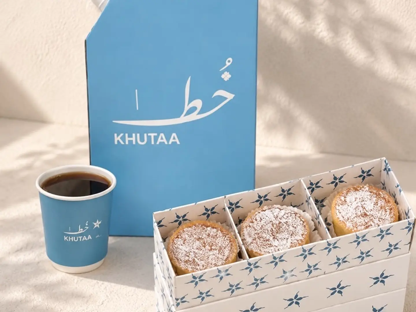 Coffee Jug With 3 Khuta Tart Boxes
