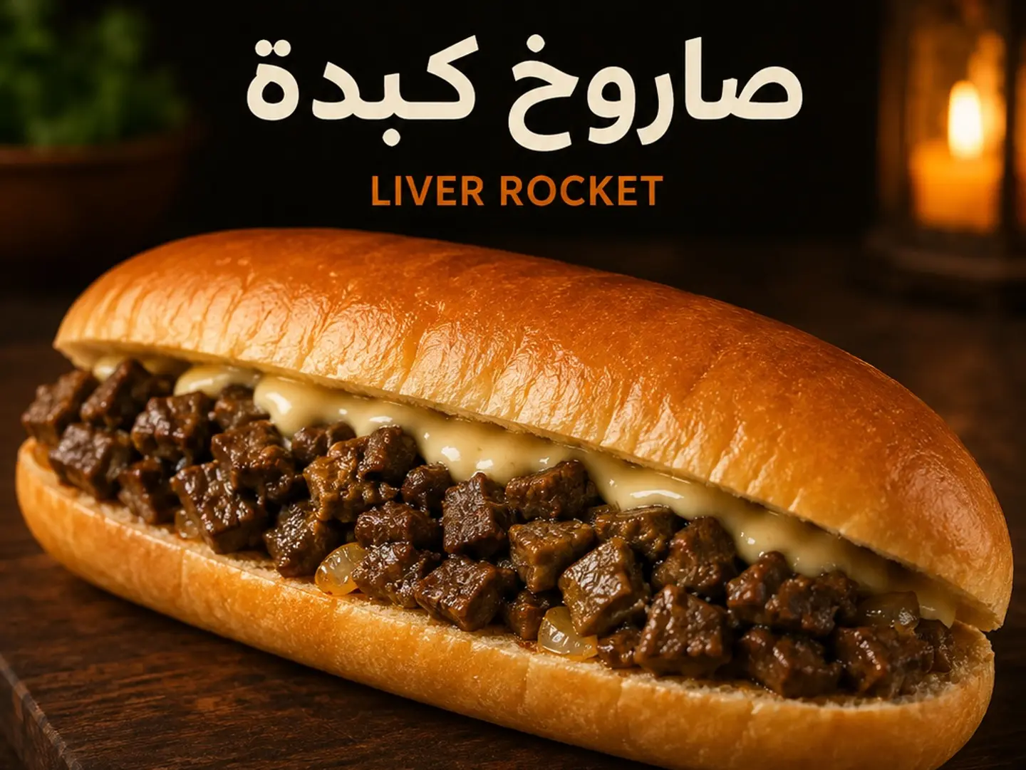 صاروخ كبدة بالجبن