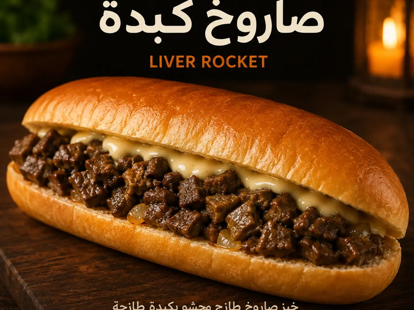 صاروخ كبدة سادة
