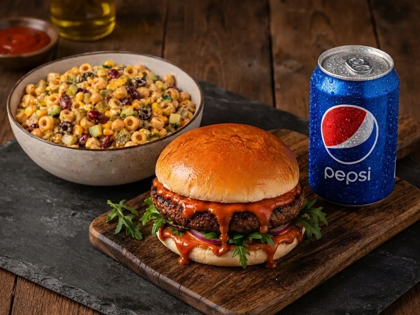 Beef Burger Combo