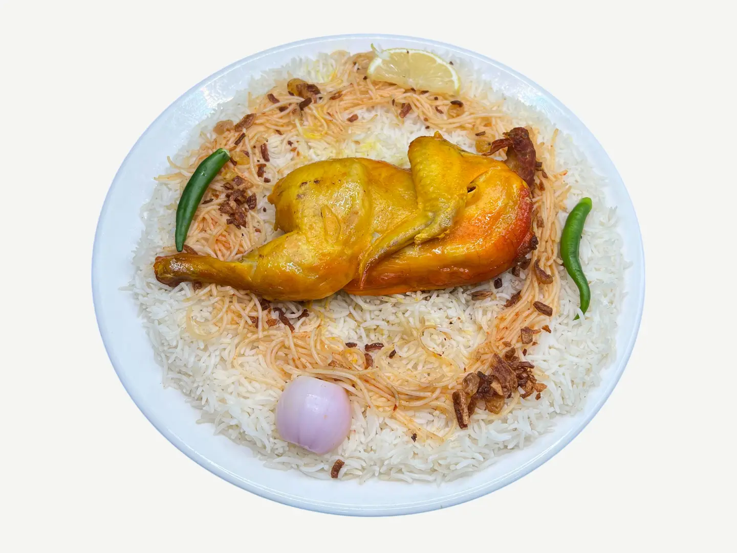 Half Chicken Mandi Bashawer Rice