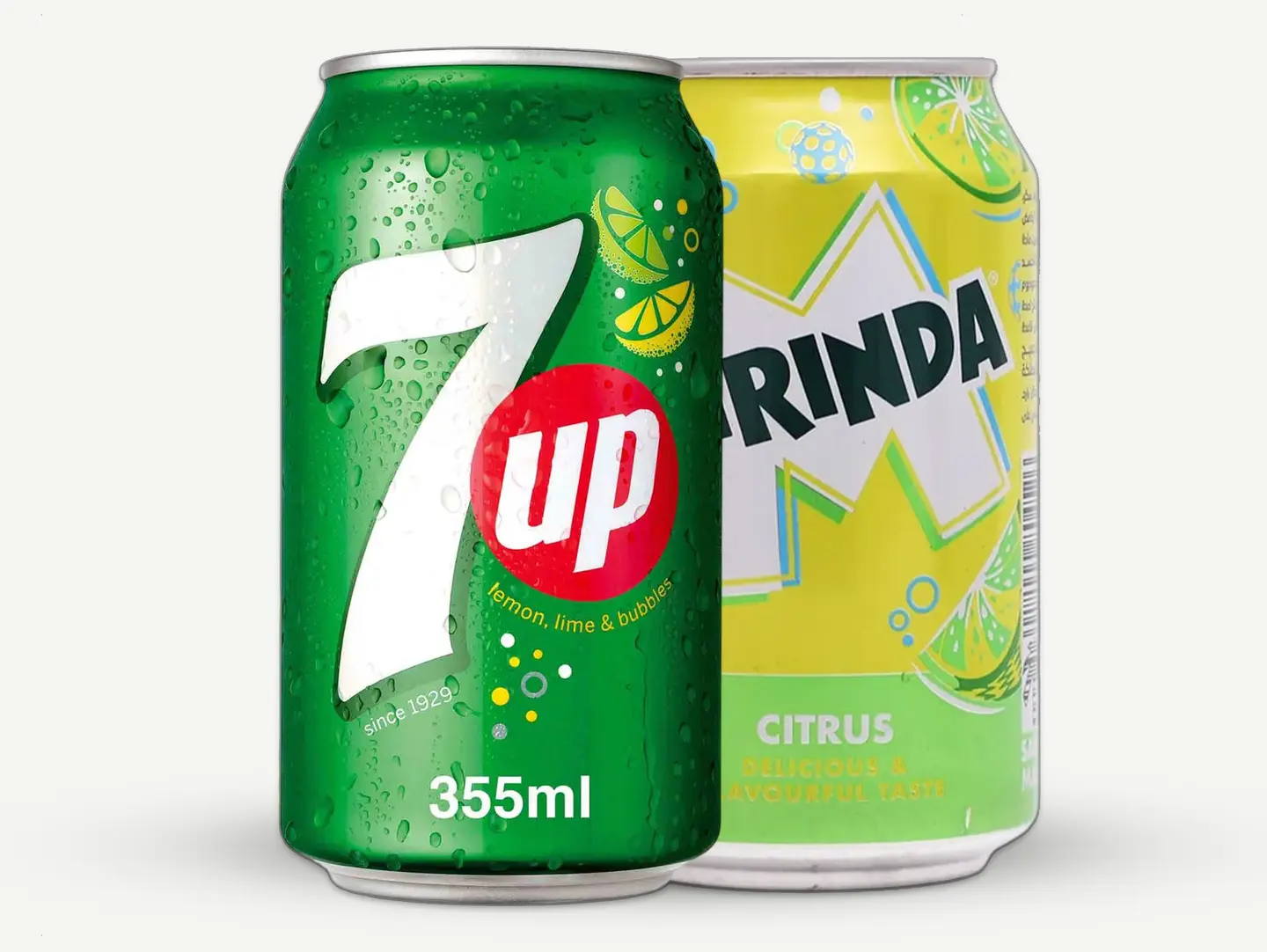 Mixed Soft Drinks Carton Citrus Soda & 7up Small