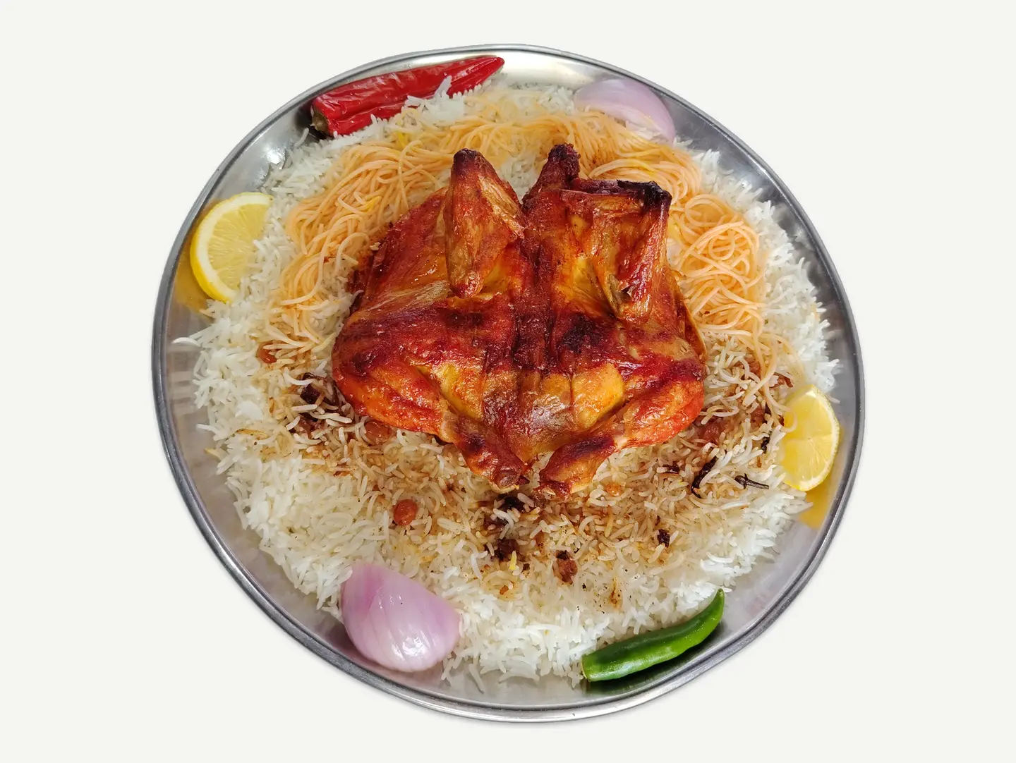 Whole Chicken Grilled Shaabi Rice