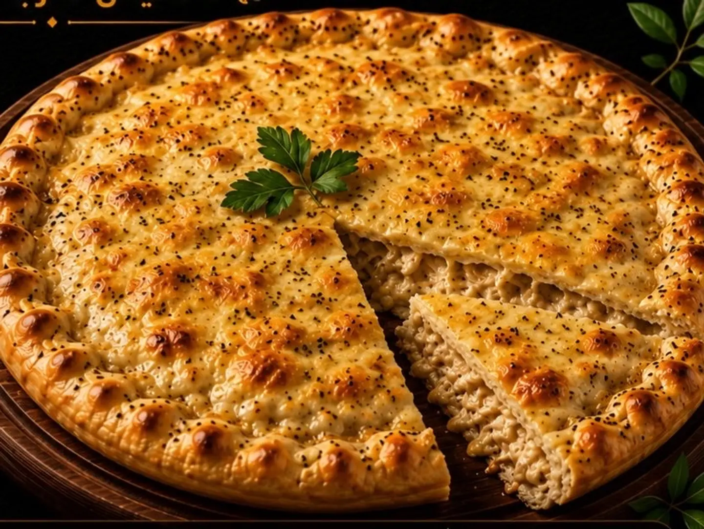 Chicken Pie Manakish