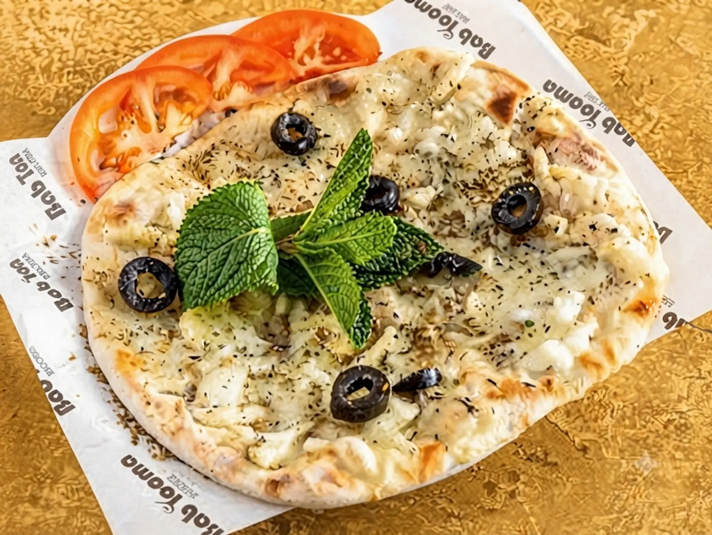Hlloumi Cheese Manakish