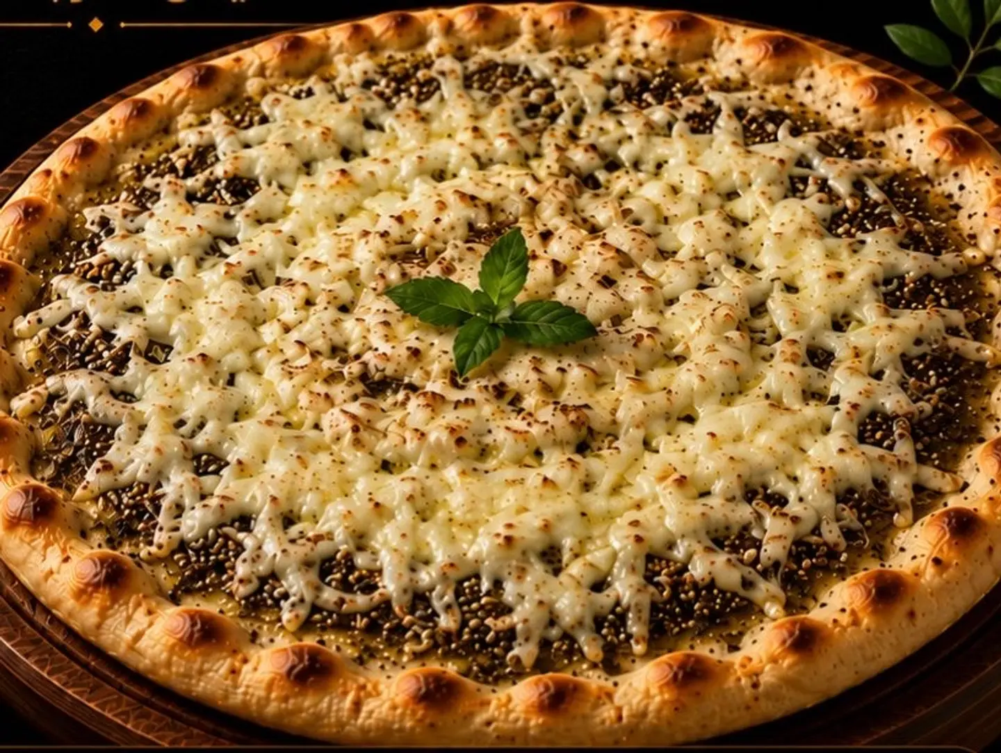 Zatar With Cheese Manakish