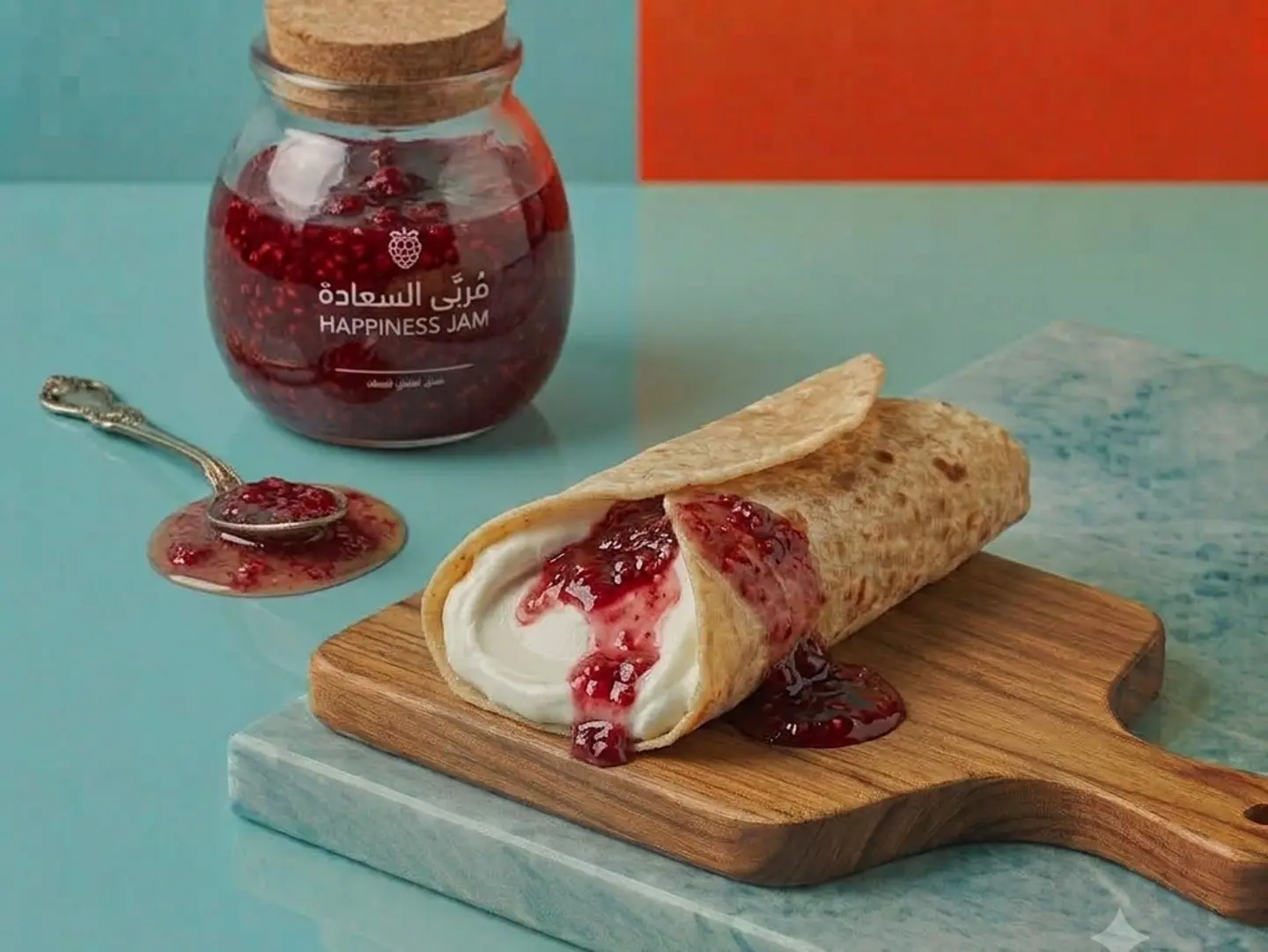 Jam & Cheese Chapati