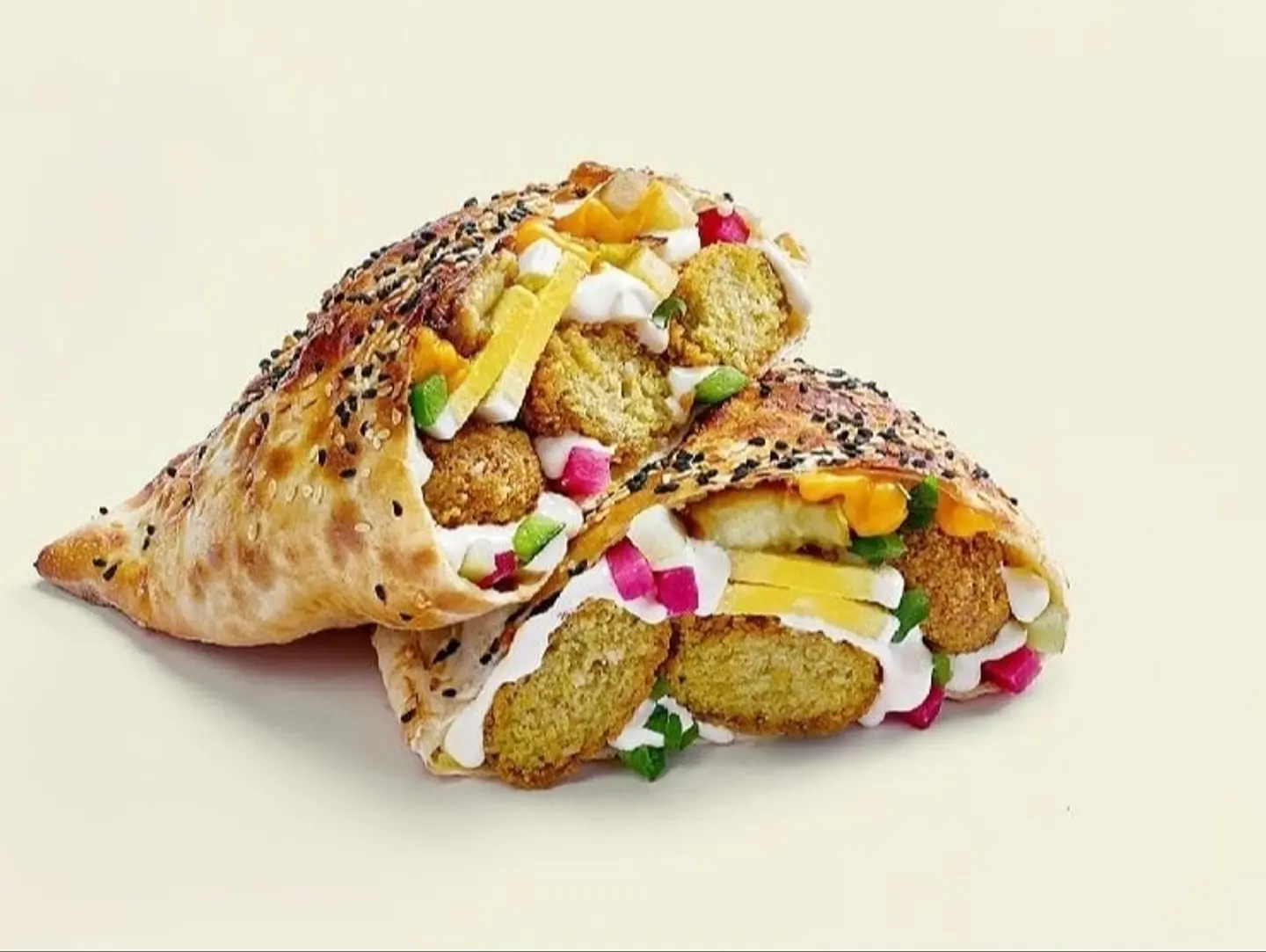 فطيرة فلافل سادة