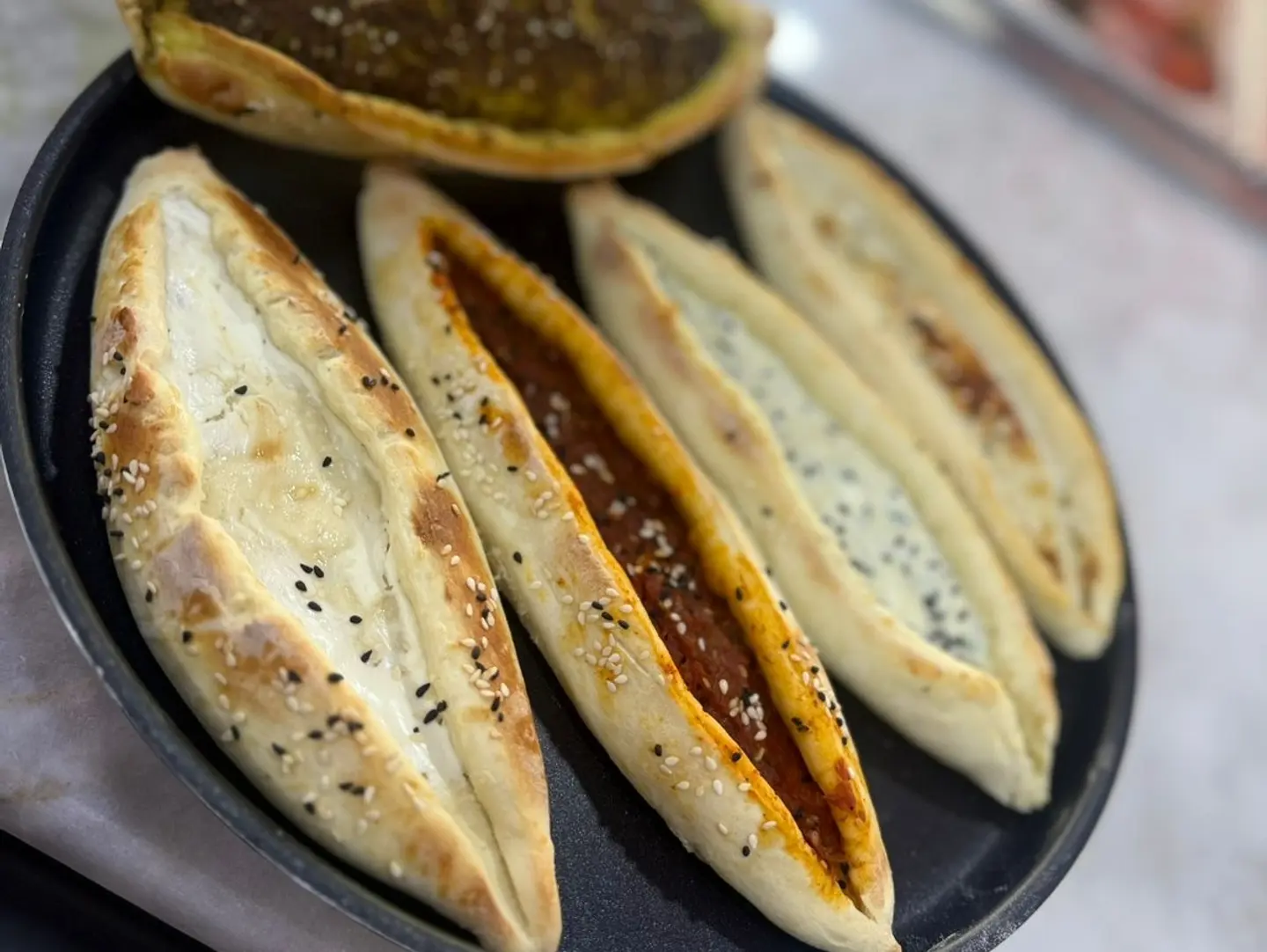 Muhammara With Cheese Manousheh