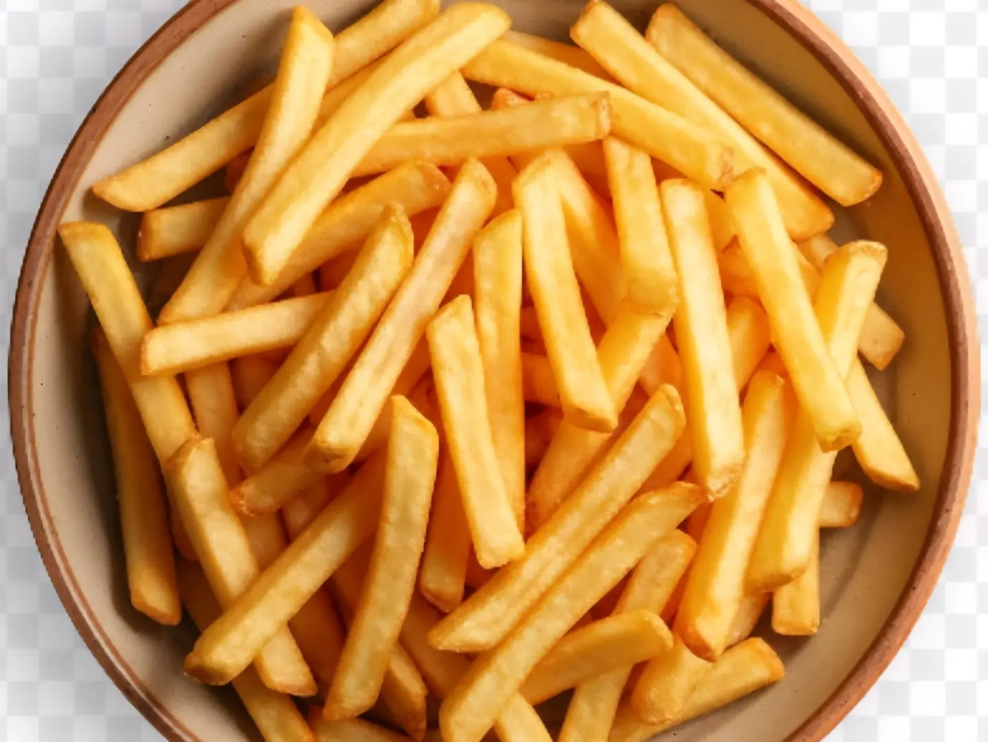 Naturally Peeled Fried Potatoes