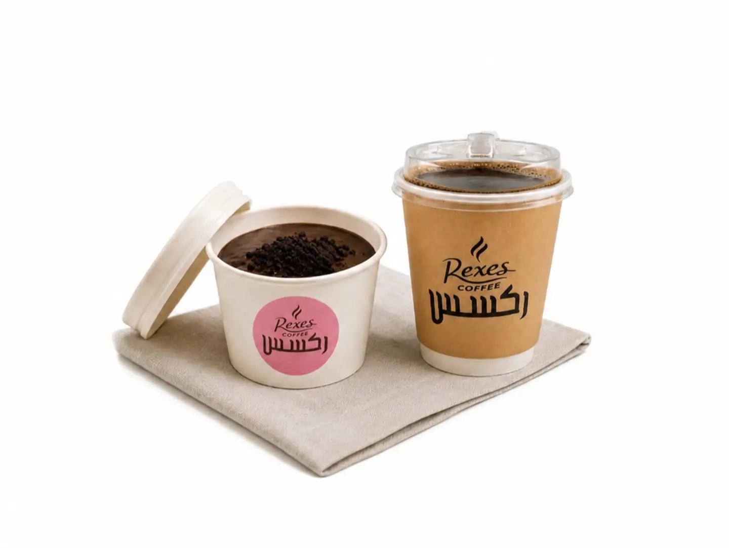 Coffee And Oreo Pudding Combo