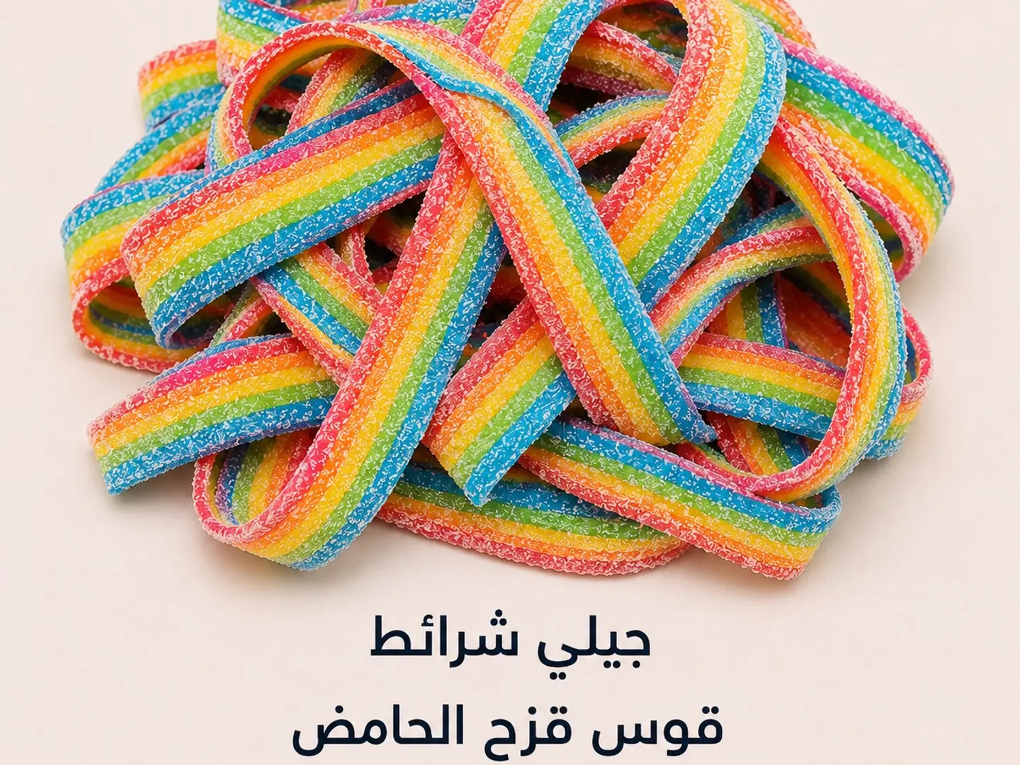 Rainbow Strips Jelly