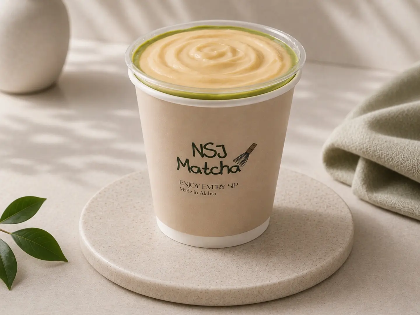 Matcha Caramel Cream
