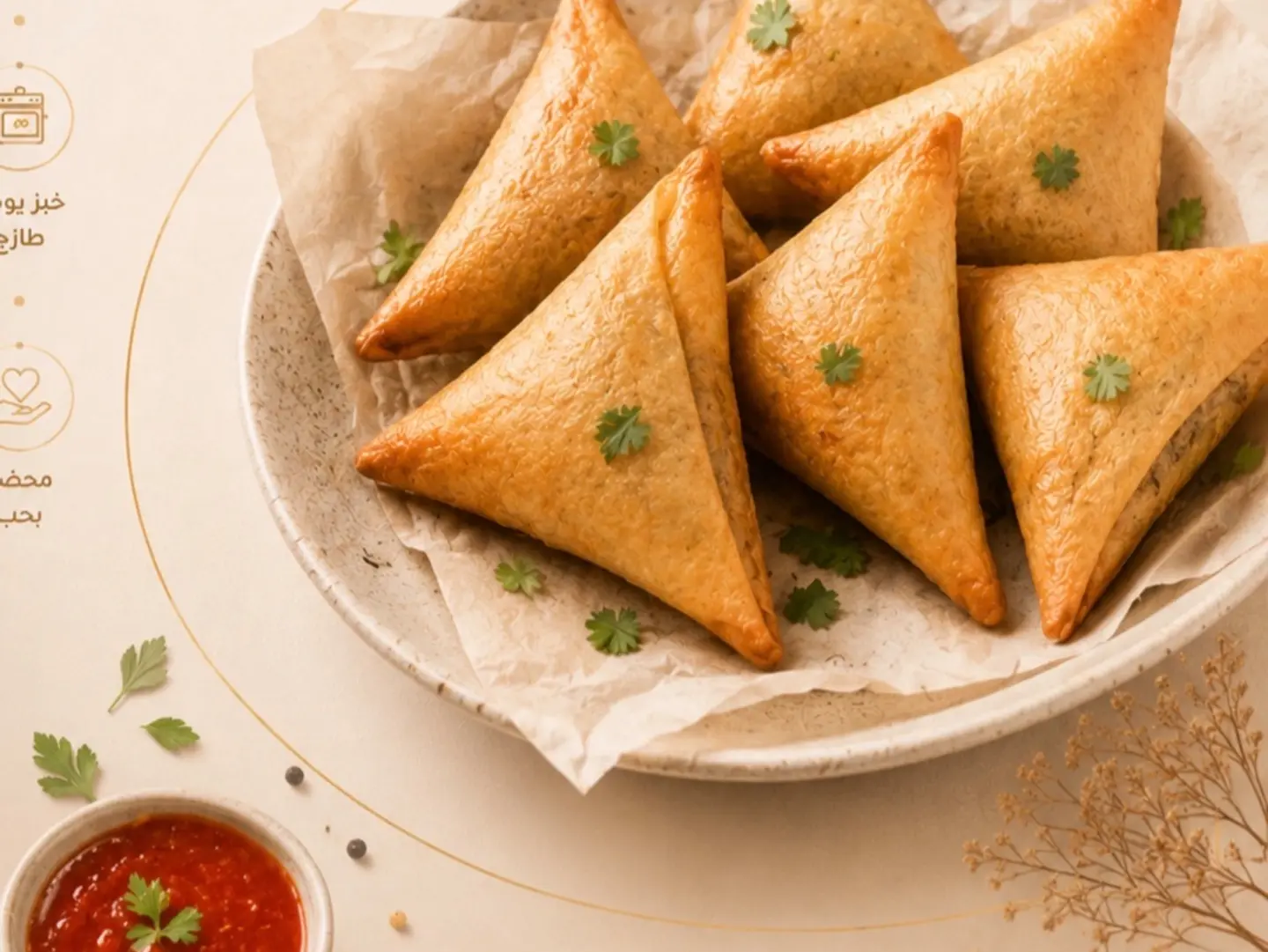 Chicken Samosa - 10 Pieces Of Chicken Samosa