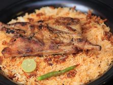 نصف دجاج مظبي بدون رز