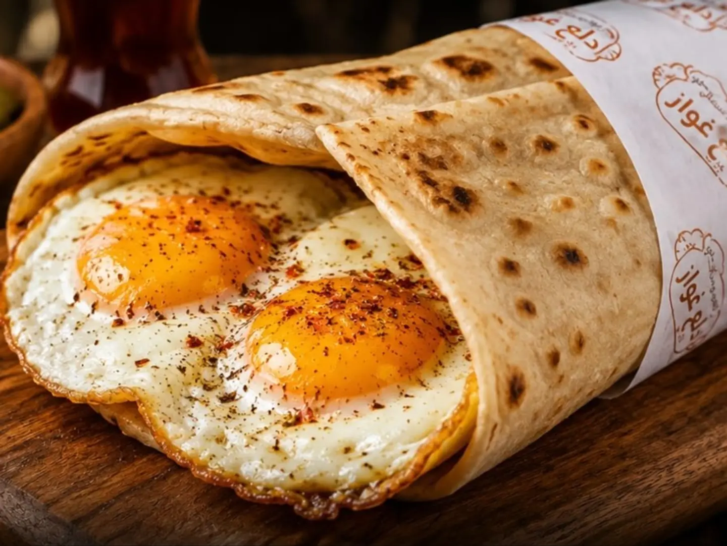 Fried Egg Chapati