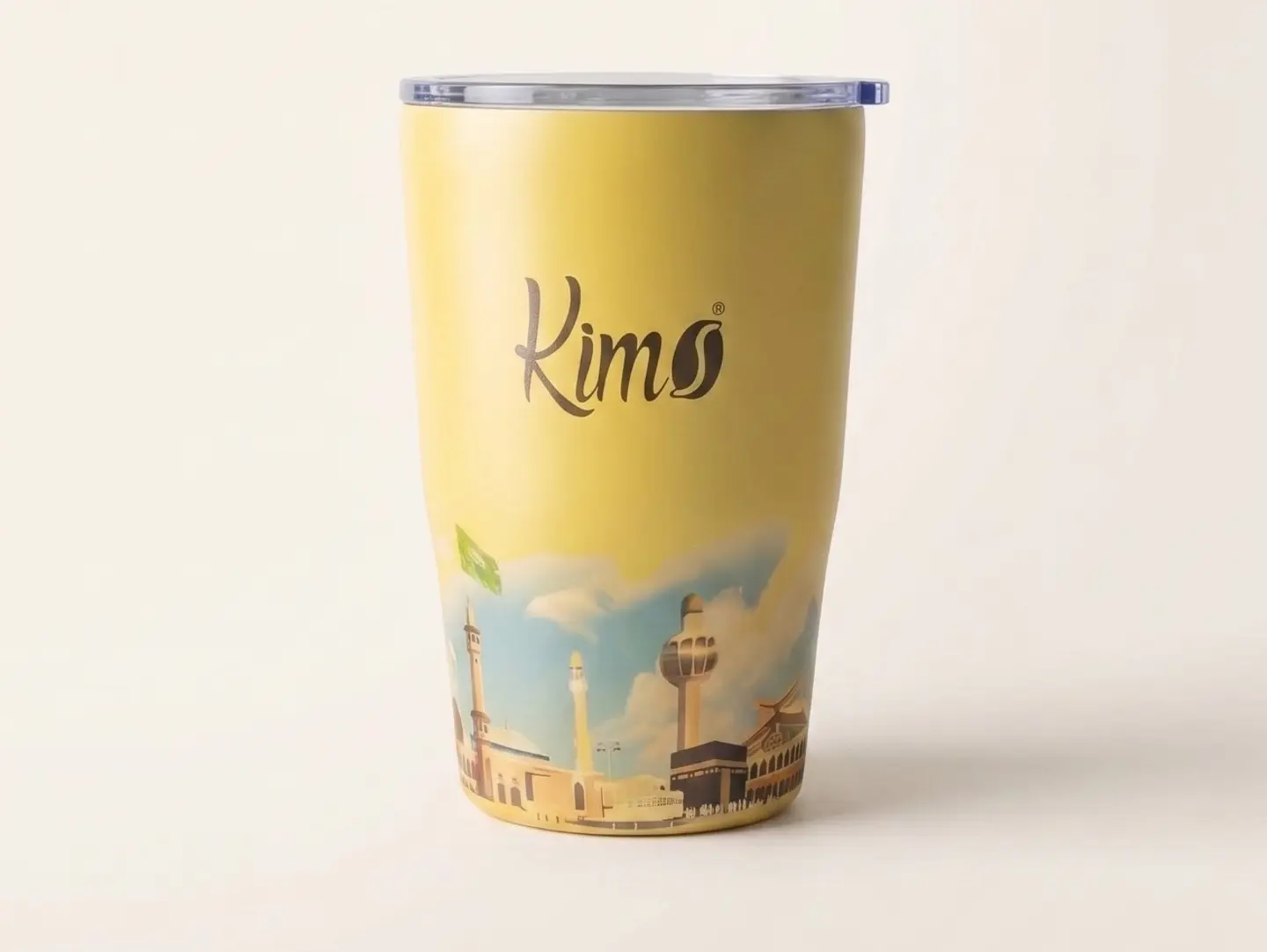 Yellow Jeddah Kims Mug With Free Coffee
