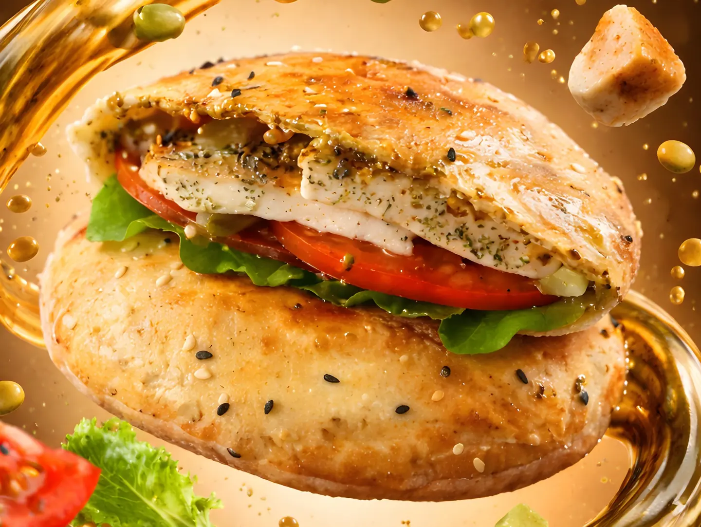 Grilled Haloum Pie