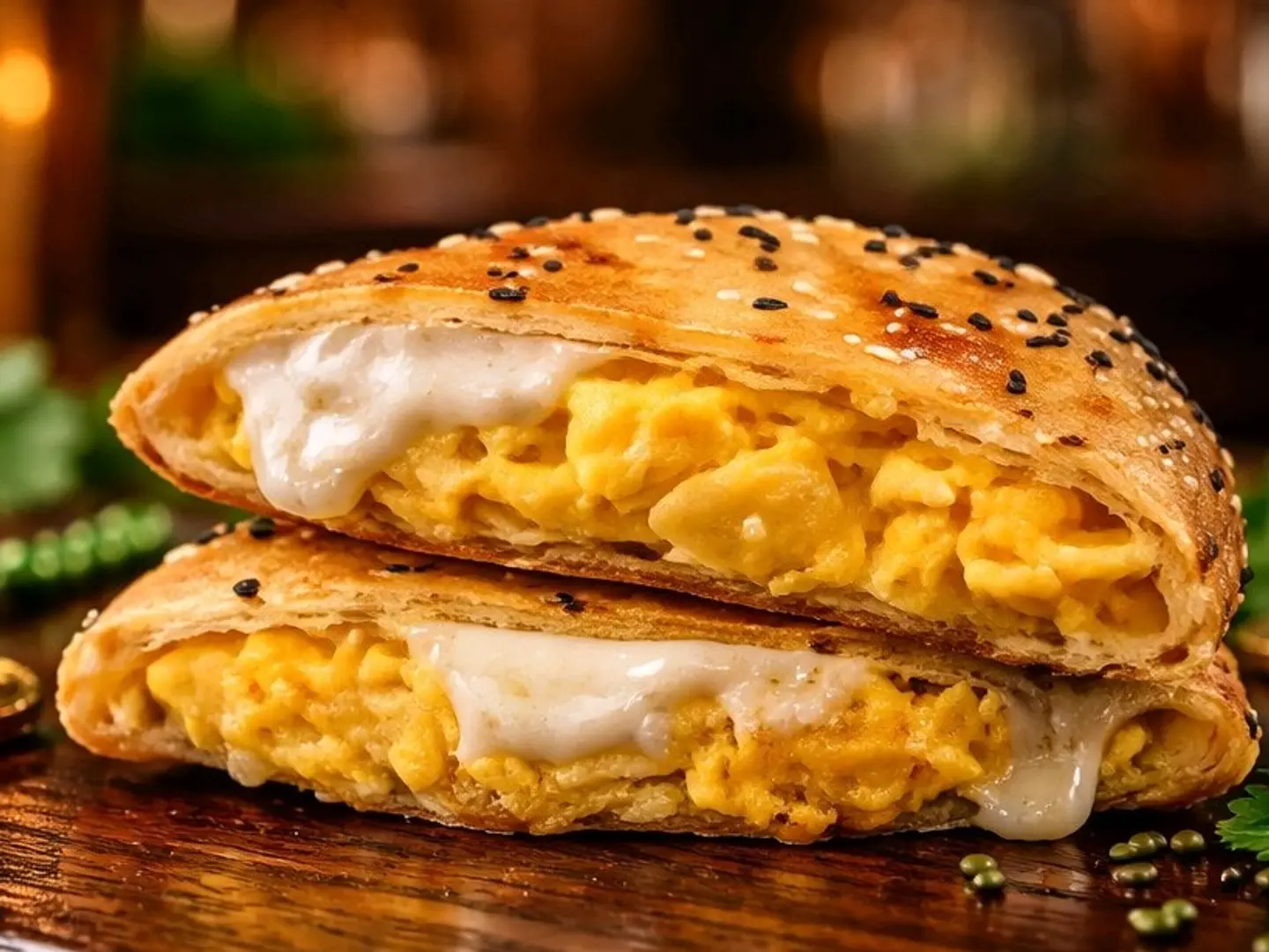 Cheese Fried Egg Pie