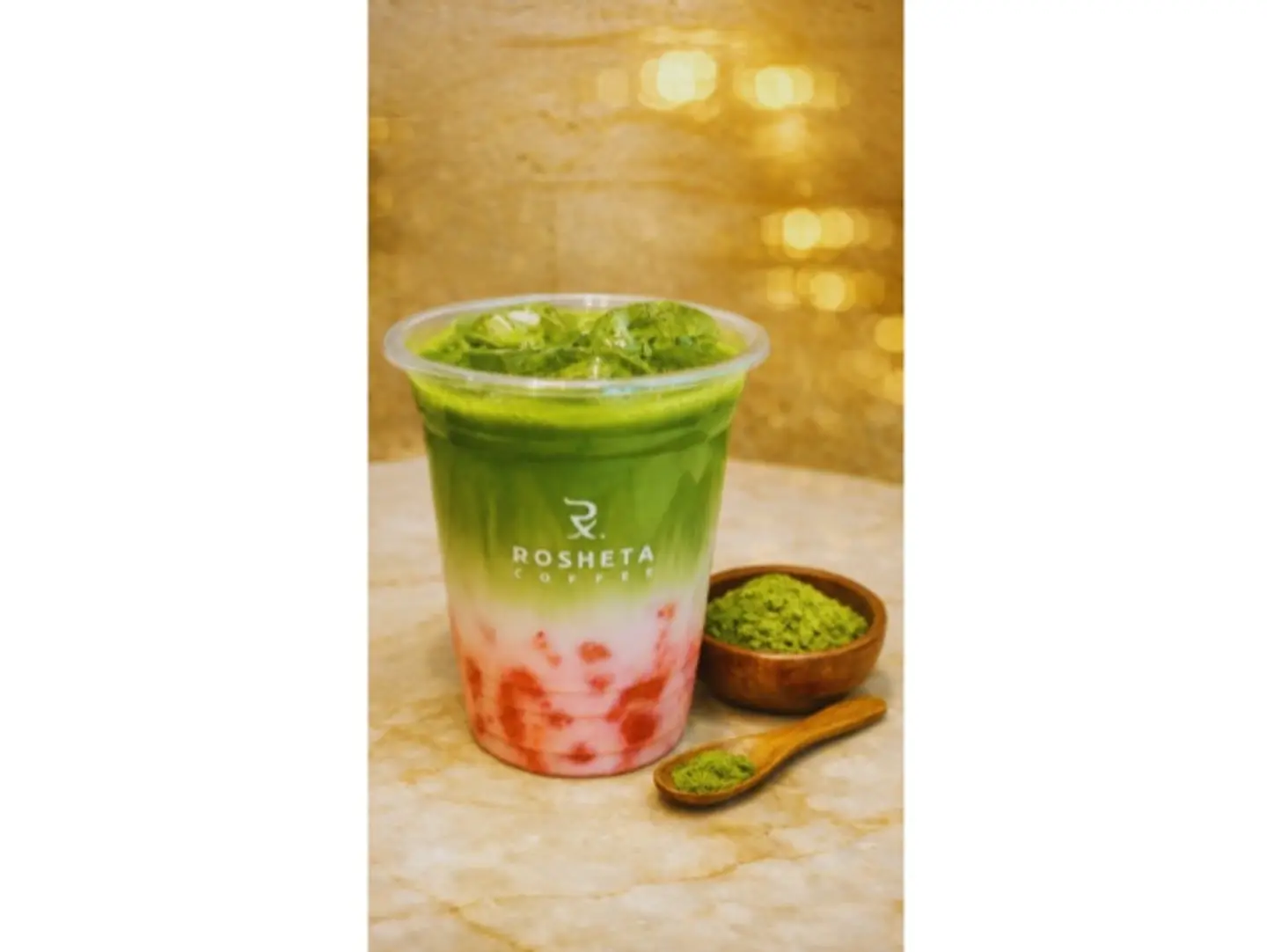 Iced Strawberry Matcha
