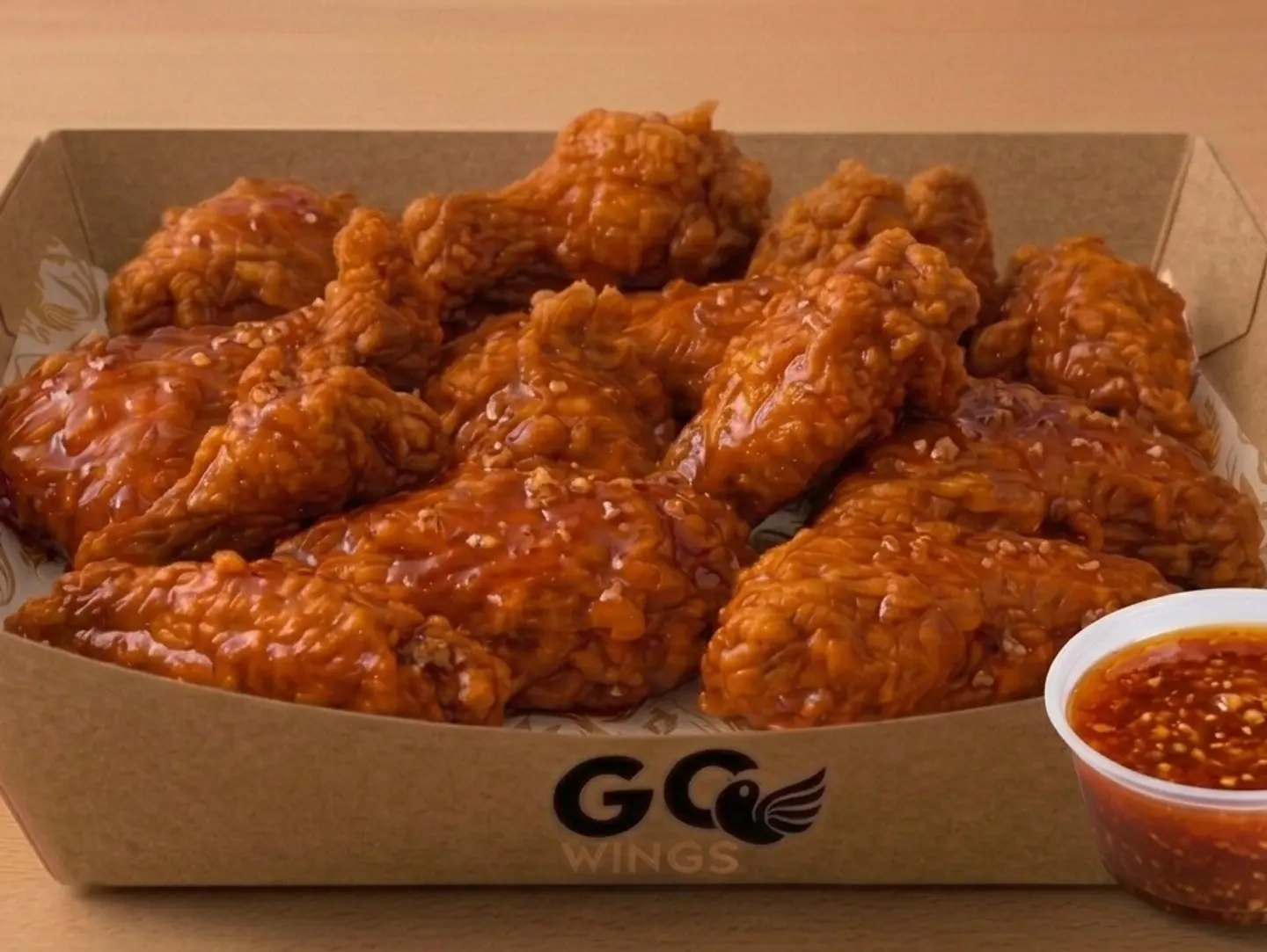7 Pieces Spicy Garlic Chicken Wings