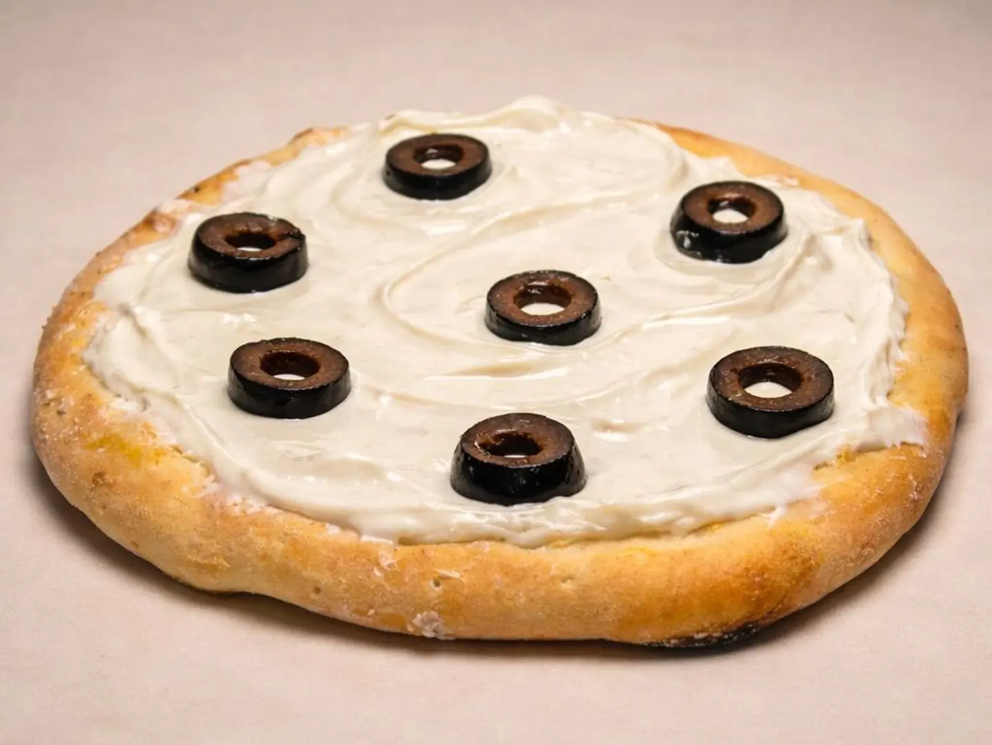 Labneh And Olive Manqusha