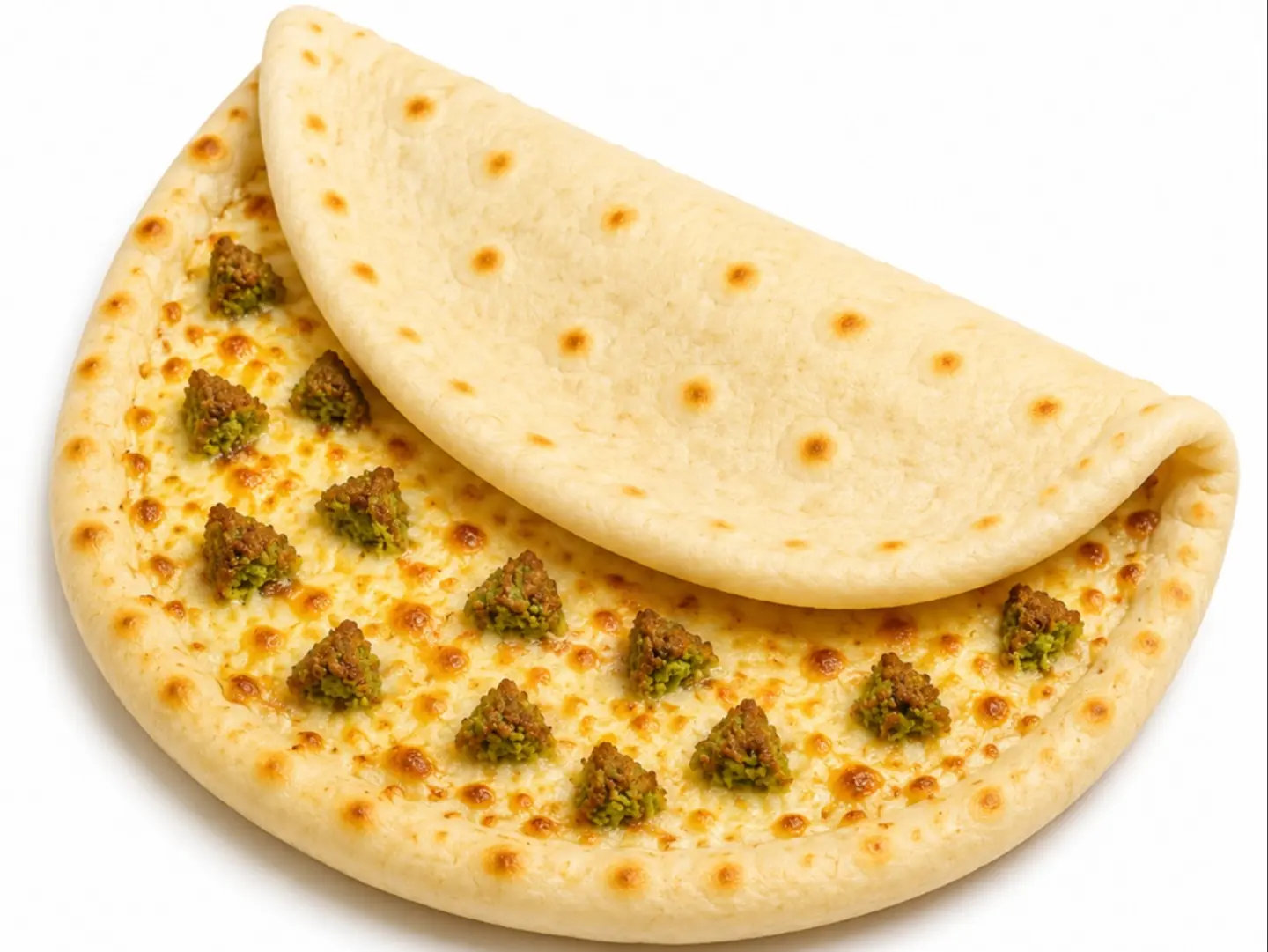مناقيش فلافل مع جبنة
