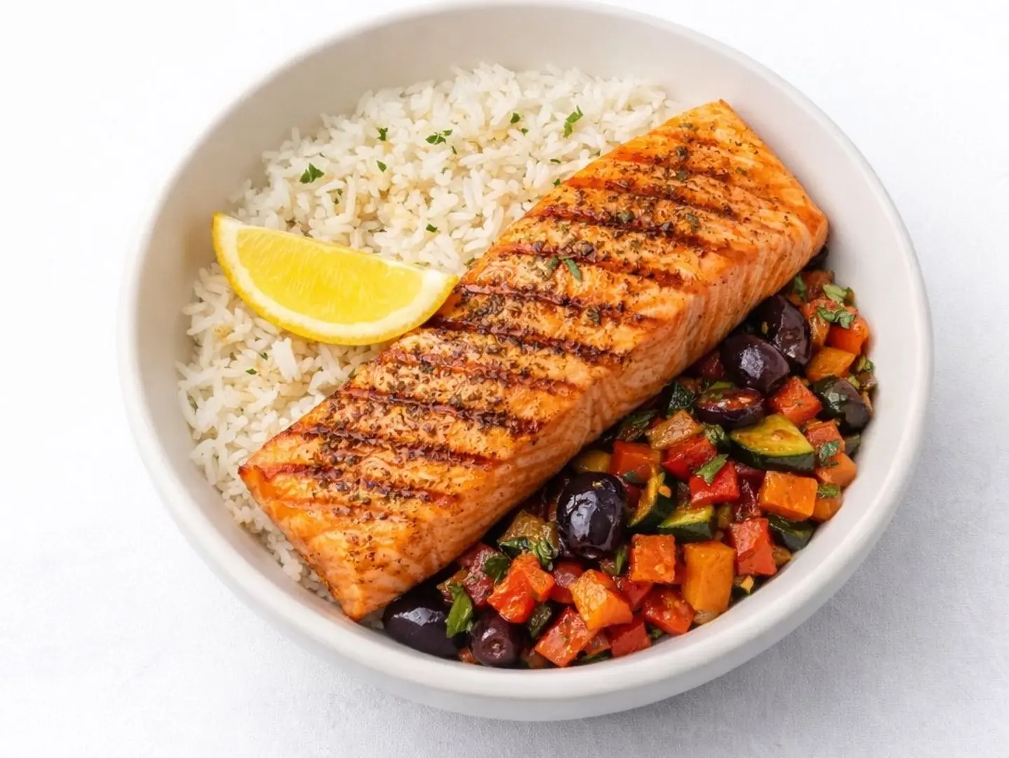 Oriental Salmon Rice