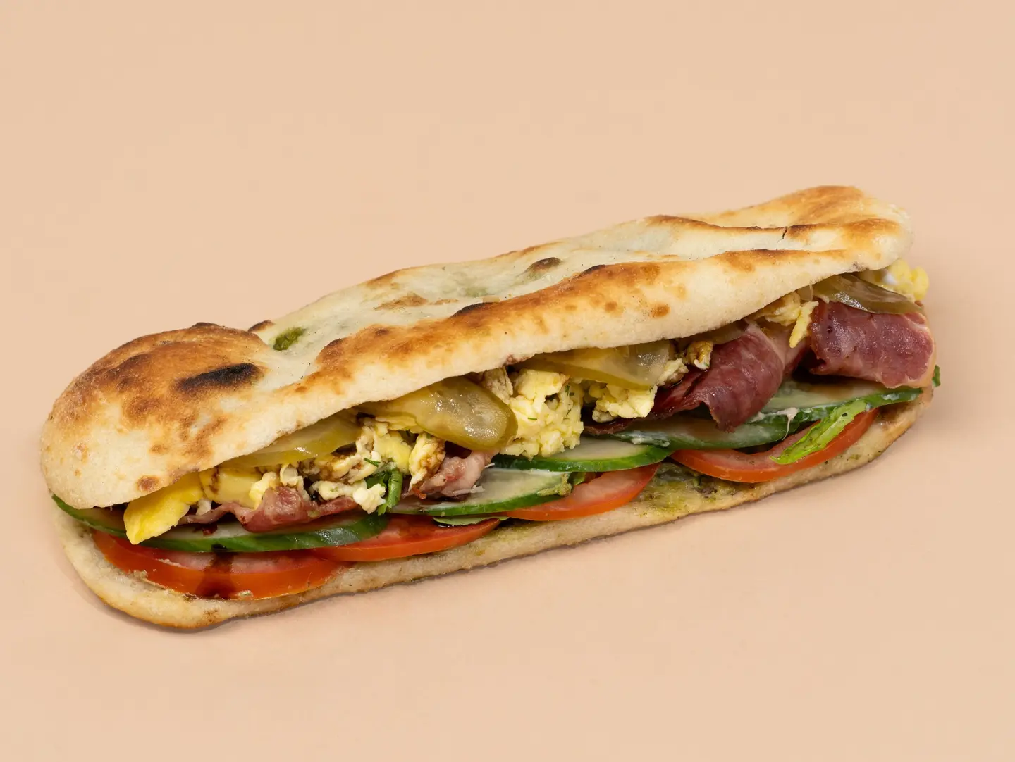 Smoked Beef B'con And Egg