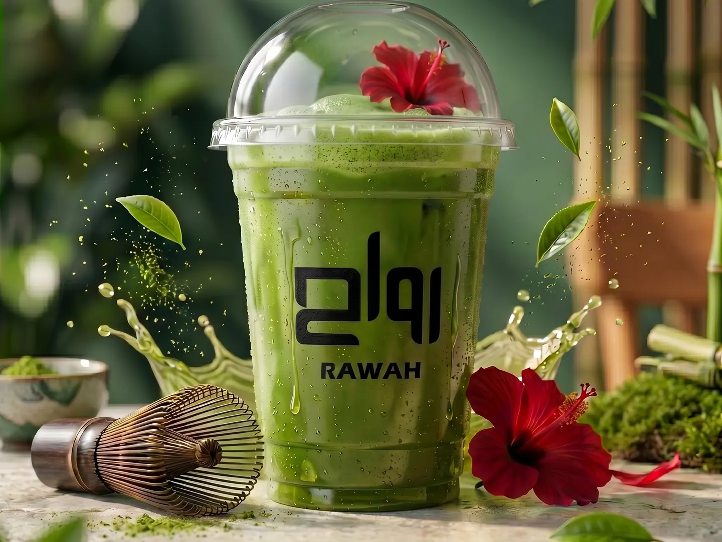 Iced Caramel Matcha