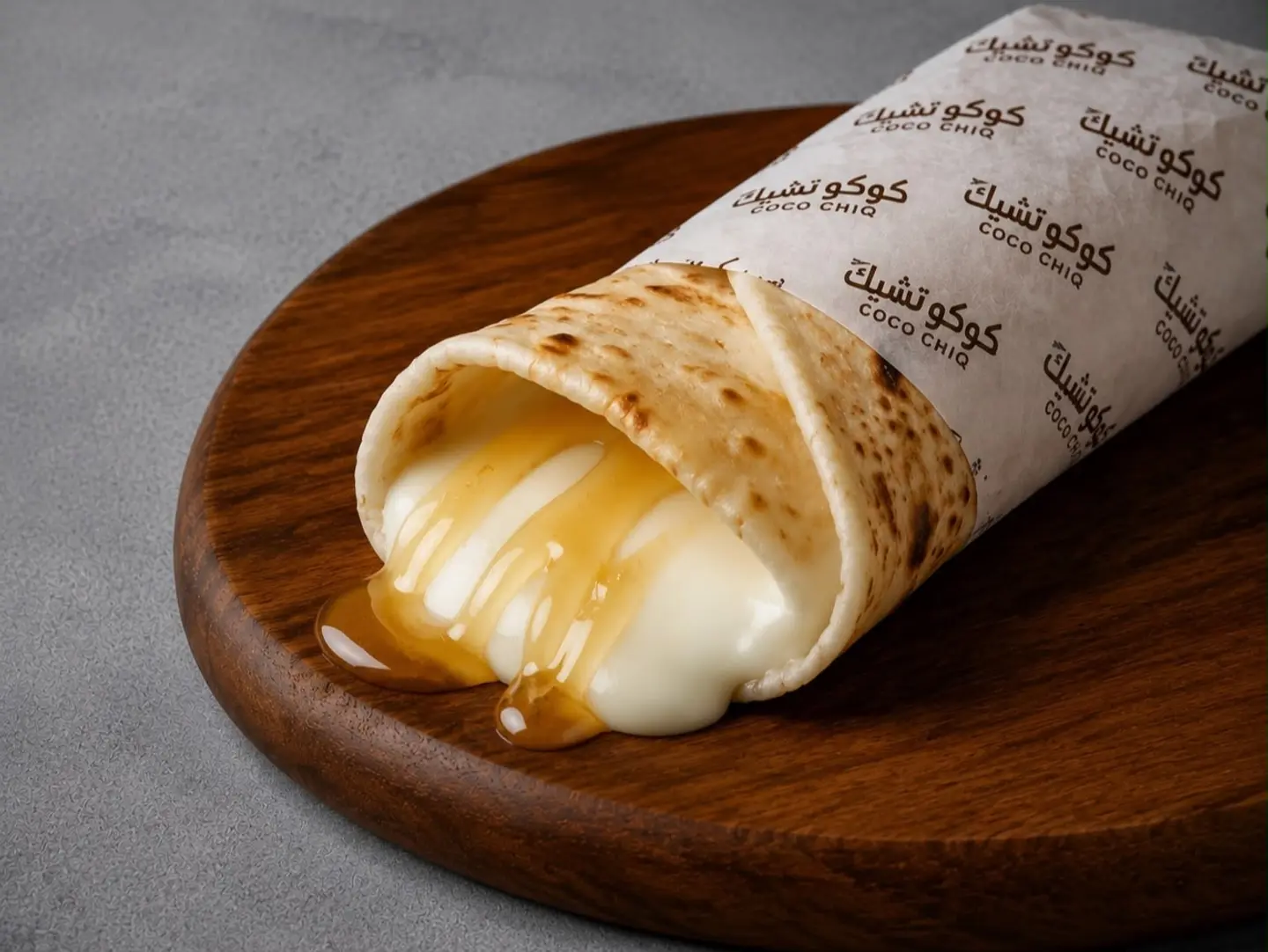Chapati Cheese & Honey