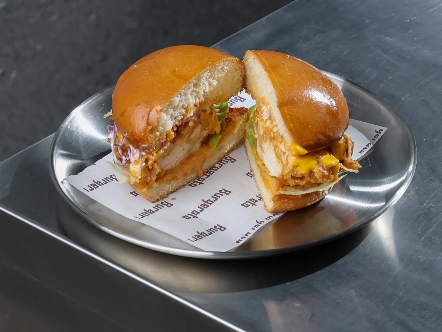 Maple Sriracha Chicken Burger