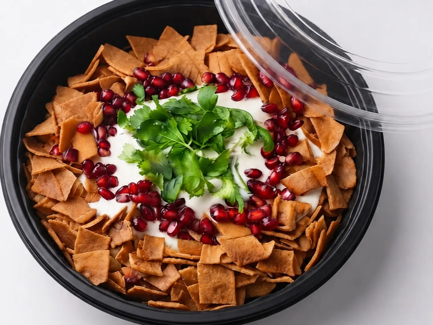 Grape Leaves Fatteh