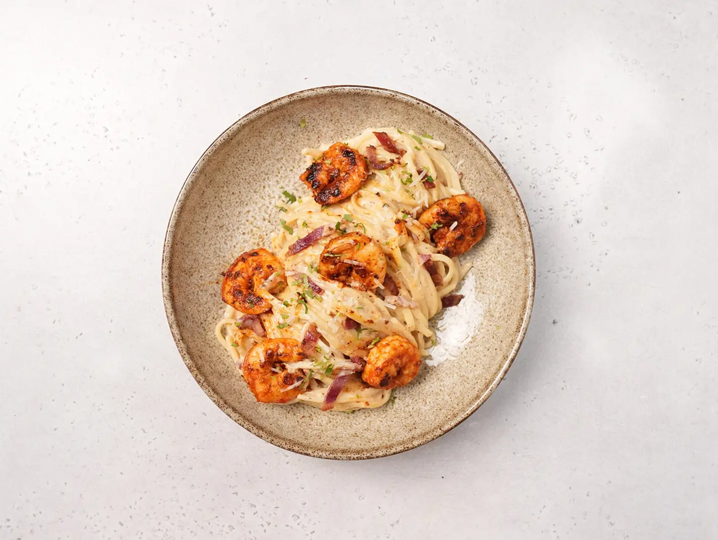 Shrimp & Beef Alfredo