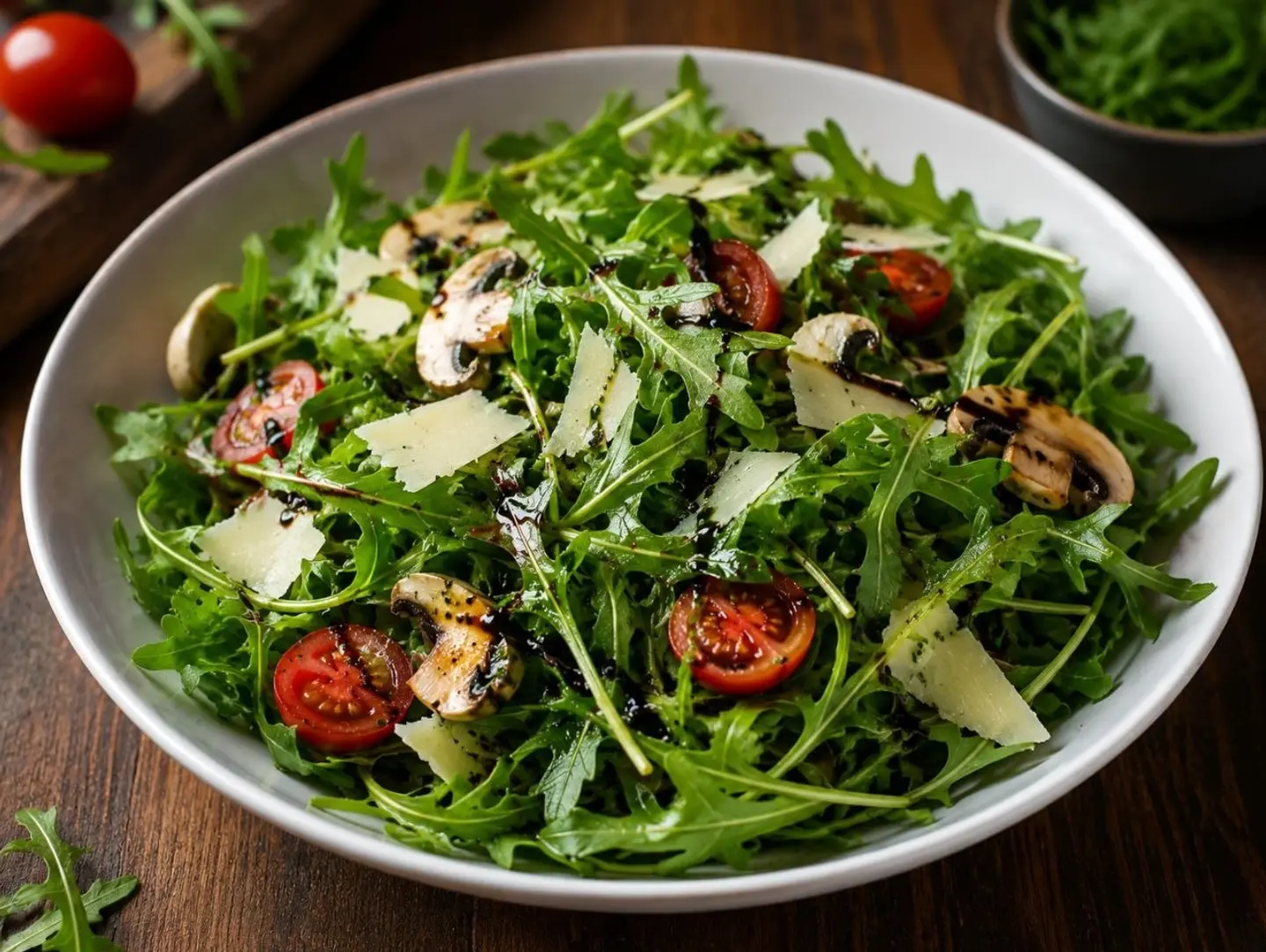 Rocket And Mushroom Salad