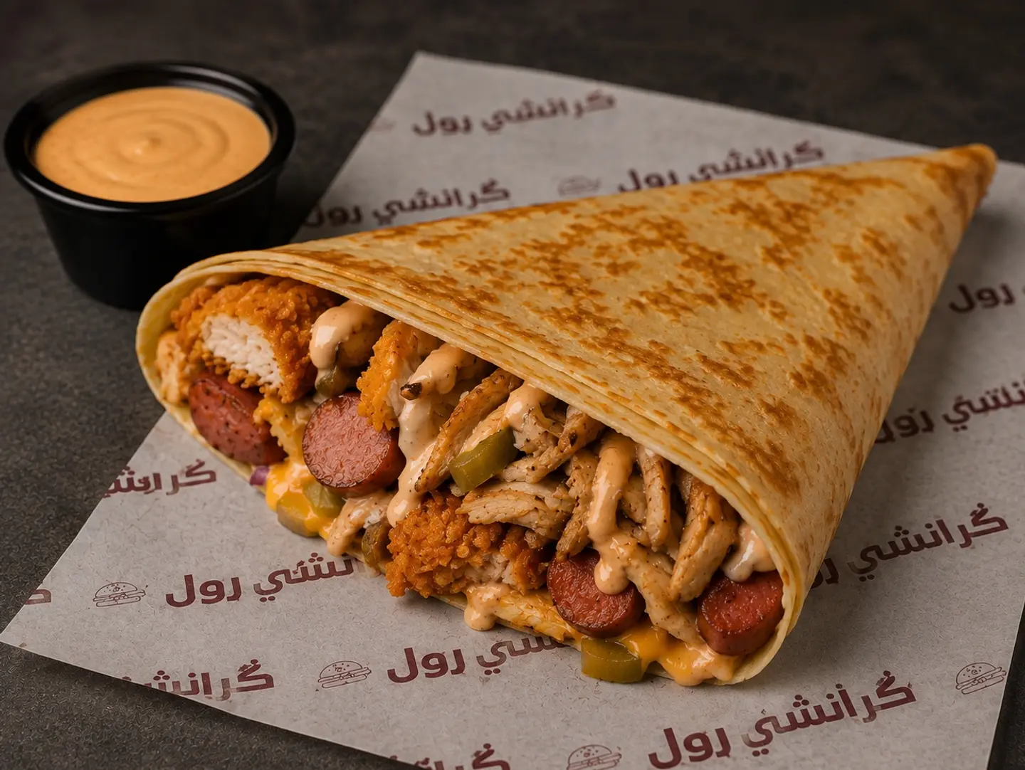 Chicken Mix Crepe - Chicken Mix Crepe Without Meal